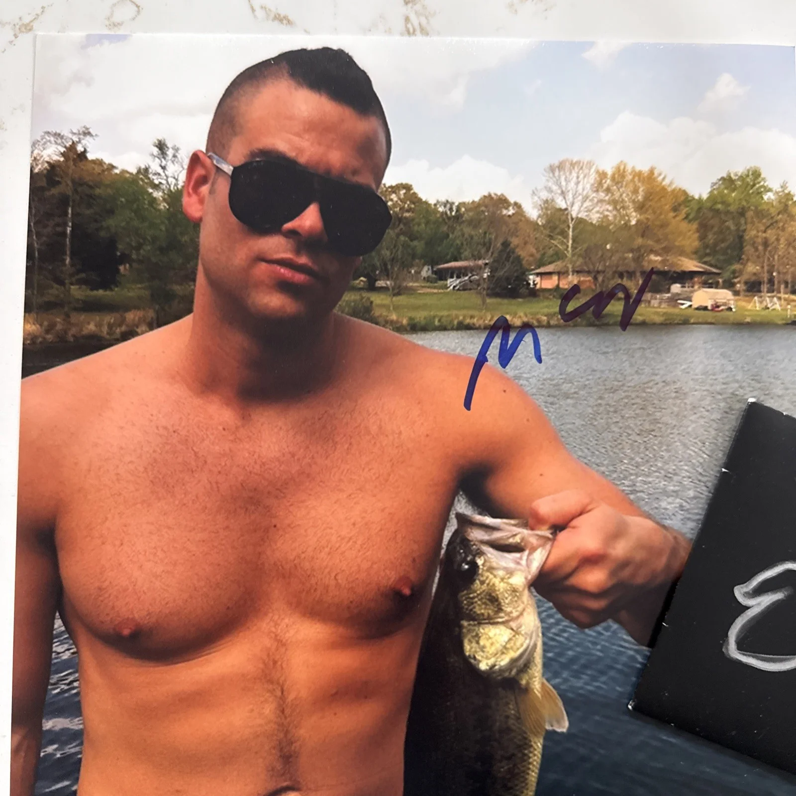8x10 Mark Salling SIGNED PHOTO Autograph COA Glee Puck, image 4