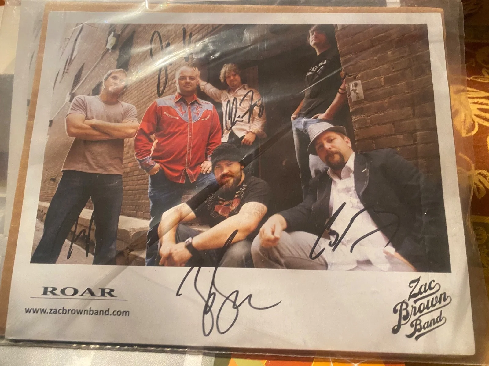Zac Brown Band Full Signed 2008 Official Website Publicity 8x10 Photo, image 2
