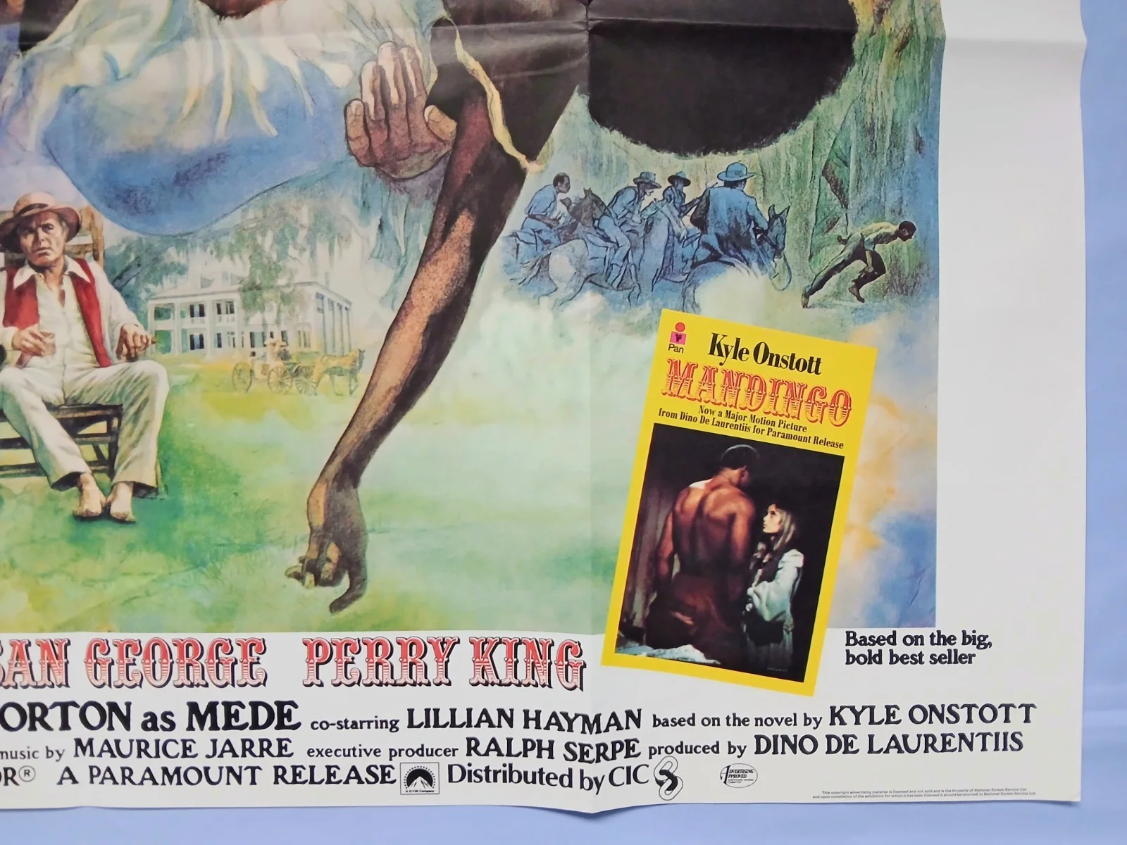 MANDINGO (1975) original UK quad poster - Richard Fleischer blaxploitation - vgc, изображение 5