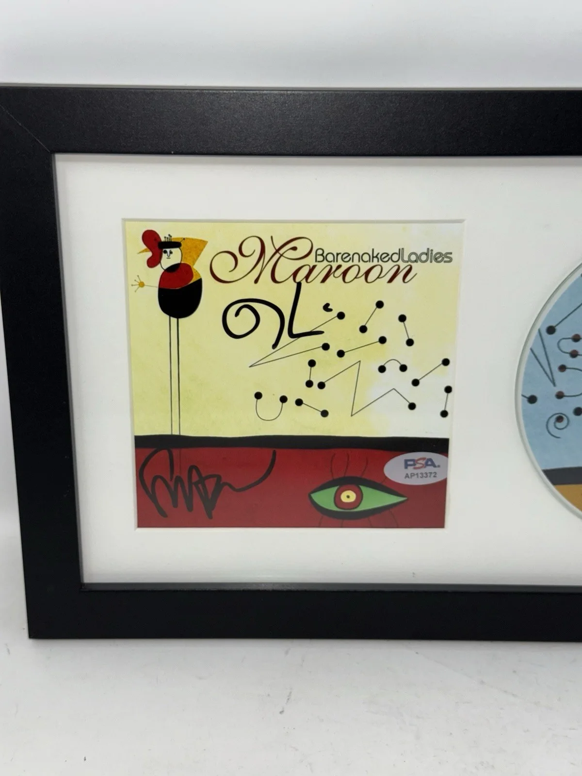 BARENAKED LADIES SIGNED AUTOGRAPH MAROON CD FRAMED PSA/DNA COA STEVEN PAGE KEVIN, image 2