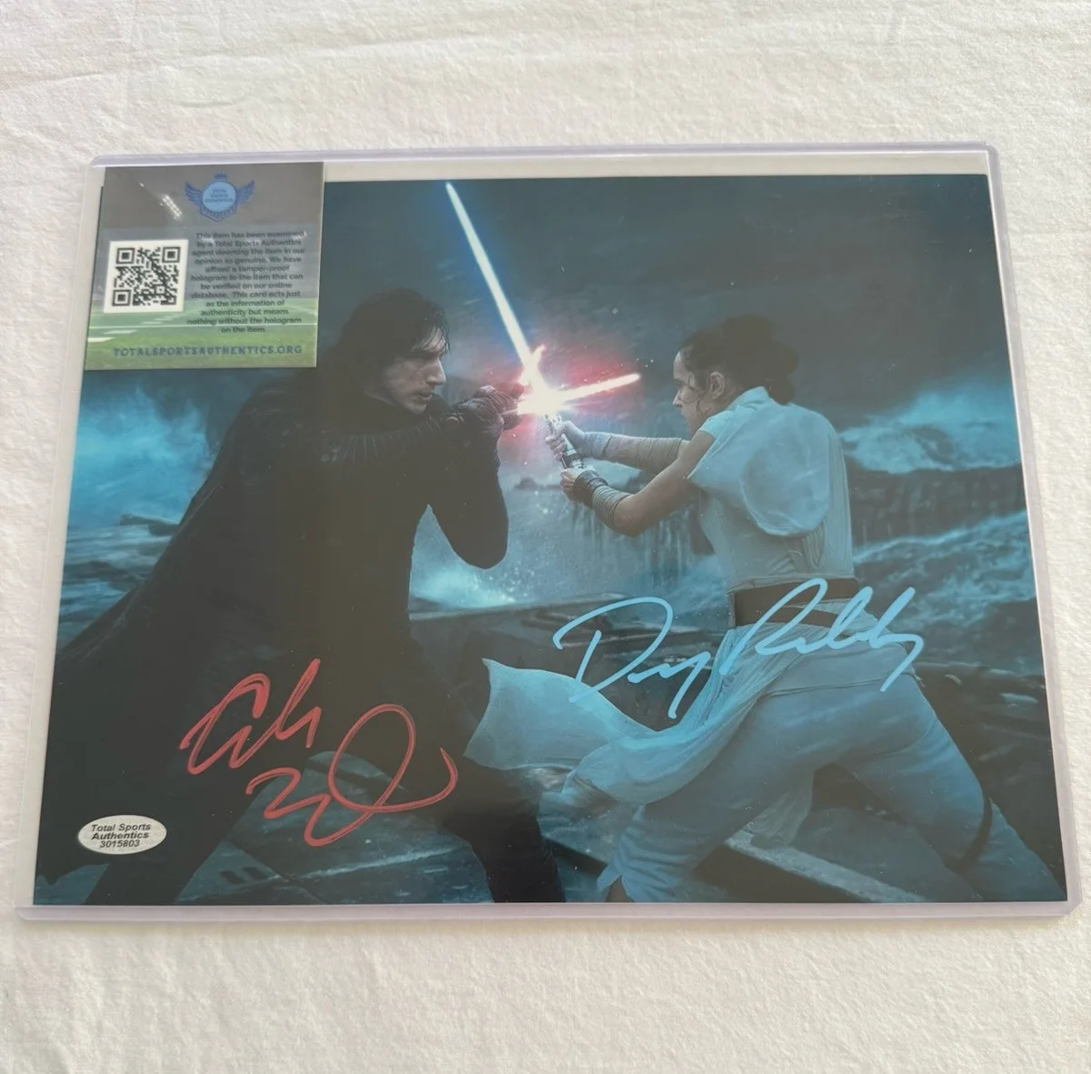 Adam Driver, Daisy Ridley — Signed Autographed Adam Driver & Daisy Ridley 'Star Wars' 10x8 Photo with COA, изображение 4