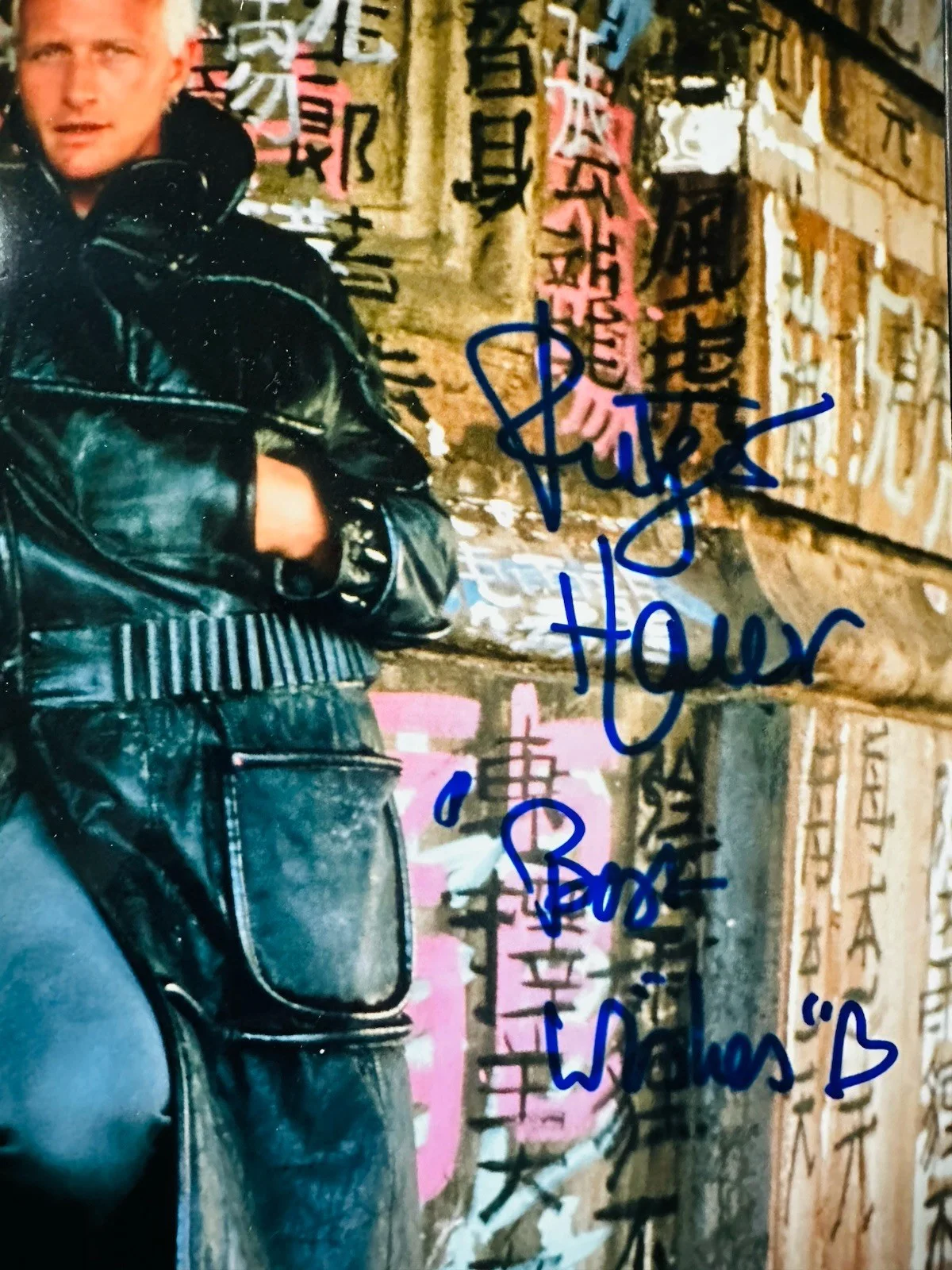 Rutger Hauer — Rutger Hauer signed 11x14 Photo In Person. Exact Proof. Blade Runner, изображение 2