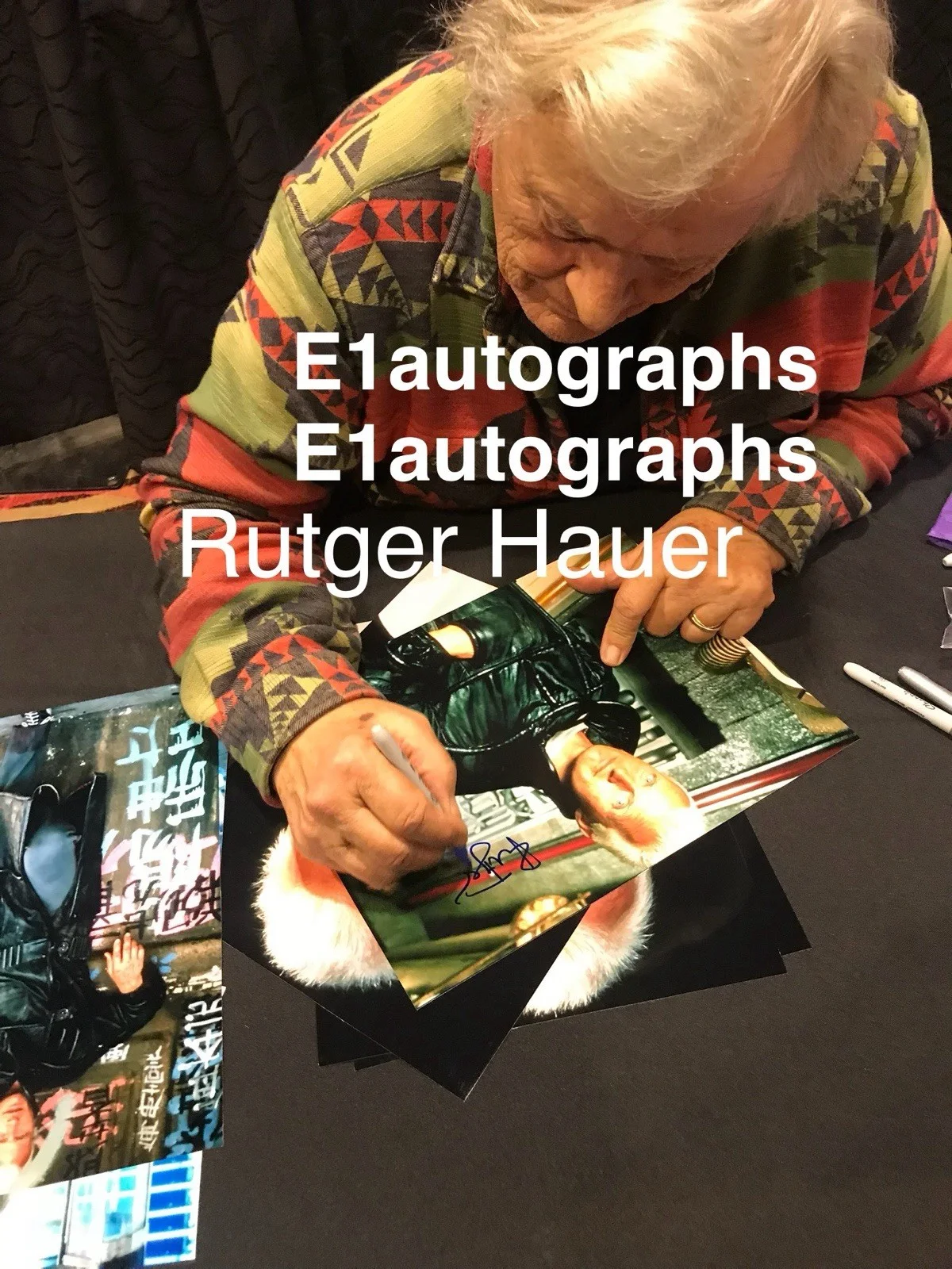 Rutger Hauer — Rutger Hauer signed 11x14 Photo In Person. Exact Proof. Blade Runner, изображение 4