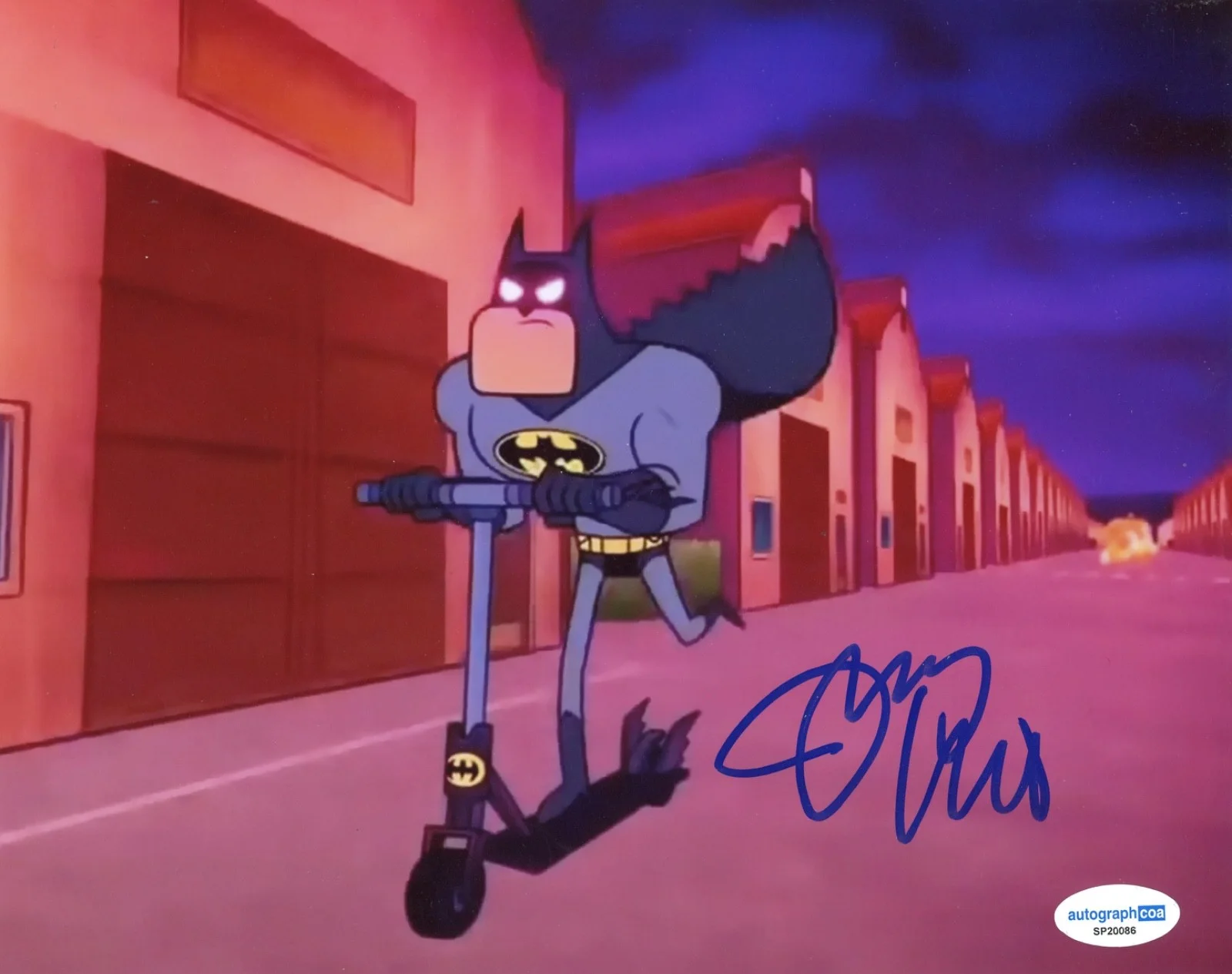 Jimmy Kimmel — Jimmy Kimmel Signed Batman 8x10 Photo Teen Titans GO! To the Movies ACOA COA