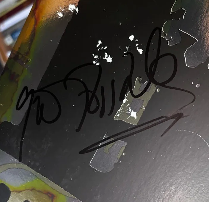 Gavin Rossdale signed album vinyl BUSH Razorblades Proof, изображение 2