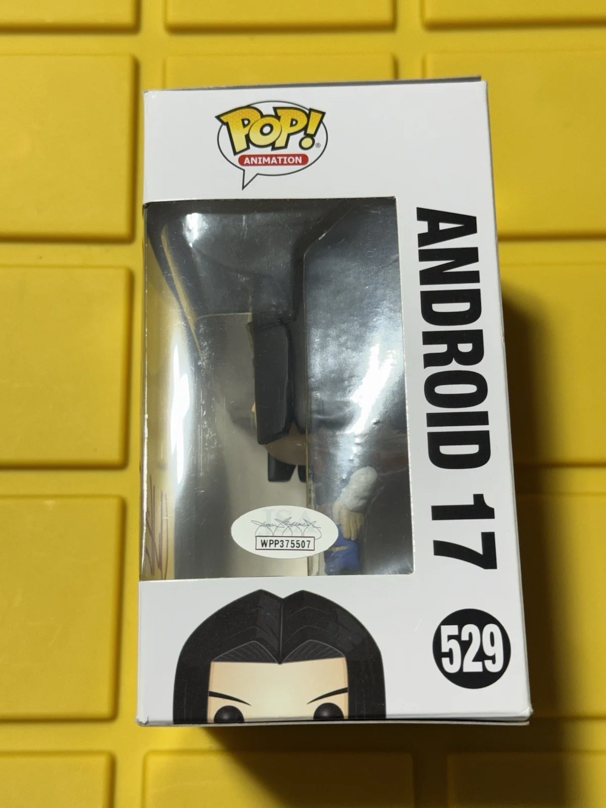 CHUCK HUBER — CHUCK HUBER Signed Autographed ANDROID 17 Funko Pop #529 JSA COA, image 4