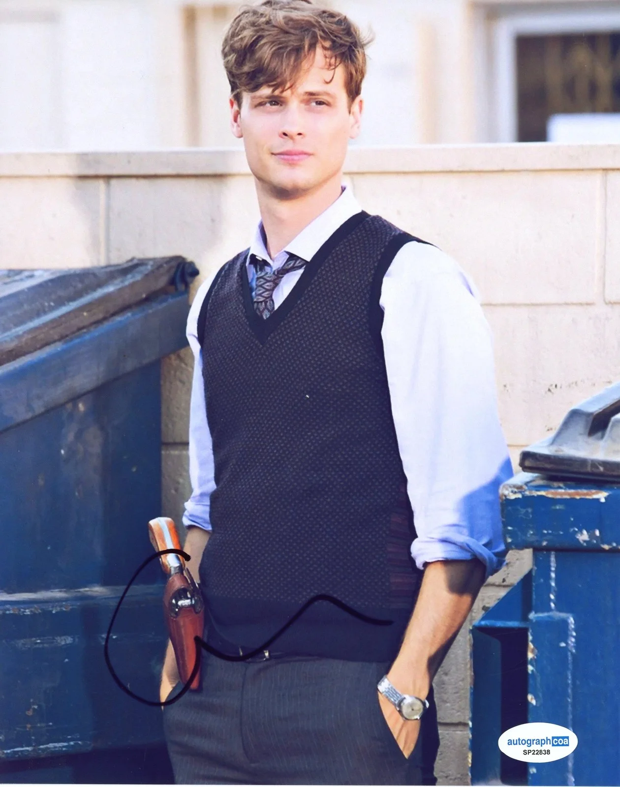 Matthew Gray Gubler — Matthew Gray Gubler "Criminal Minds" AUTOGRAPH Signed Spencer 8x10 Photo B ACOA