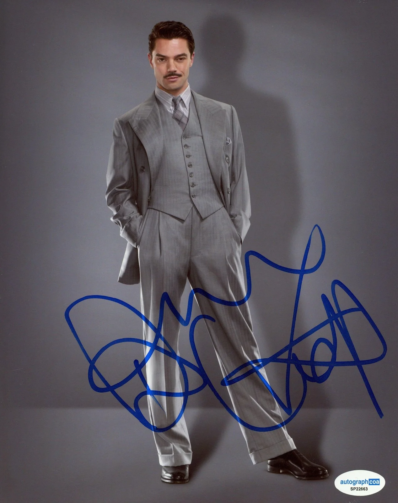 Dominic Cooper — Dominic Cooper "Captain America" AUTOGRAPH Signed 'Howard Stark' 8x10 Photo ACOA