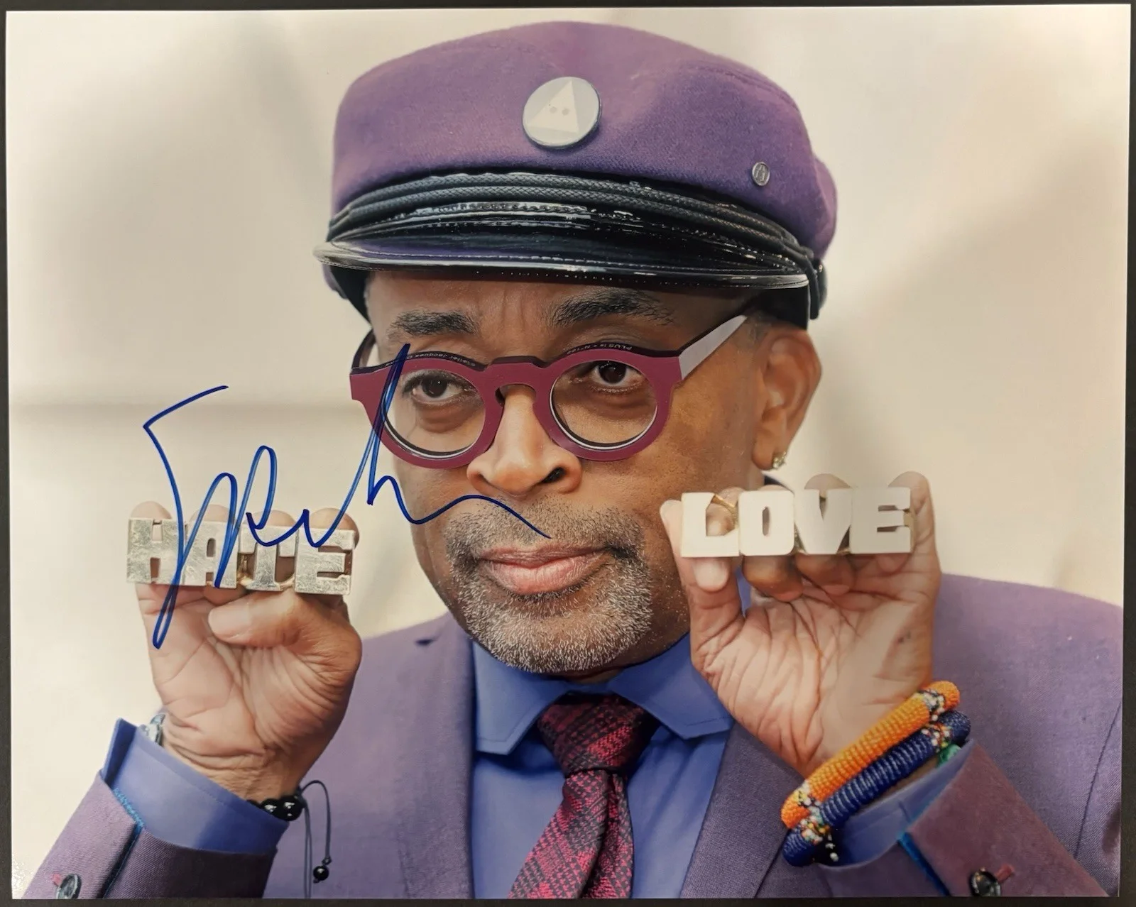 Spike Lee — Spike Lee Autographed/Signed 8x10 Photo Knicks Malcolm X He Got Game Director