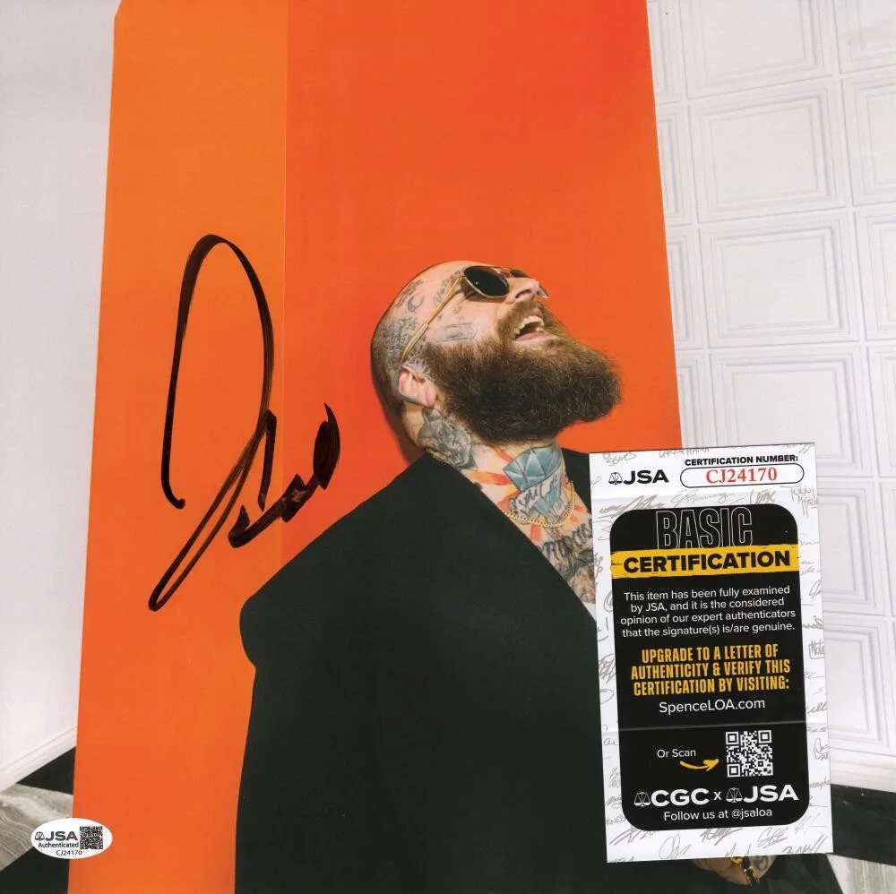 Teddy Swims — Teddy Swims Signed Autograph 11x11 Everything by Therapy Album Insert w/ JSA COA, изображение 2