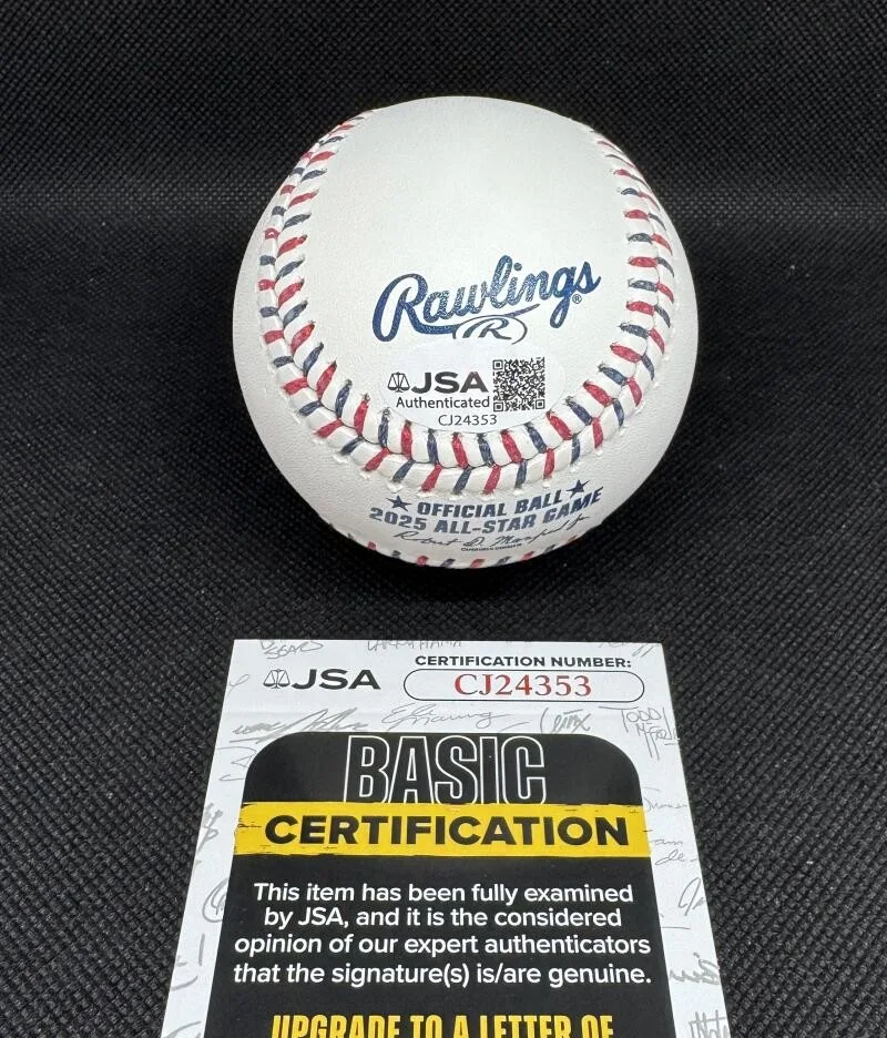 Zac Brown — Zac Brown Signed Autograph 2025 Atlanta All Star Game OMLB Baseball Ball JSA COA, image 2