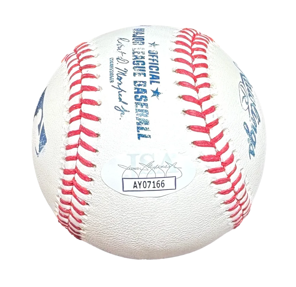 Larry David, Jerry Seinfeld — Larry David & Jerry Seinfeld Signed Autograph OMLB Baseball Ball w/ JSA COA, изображение 3