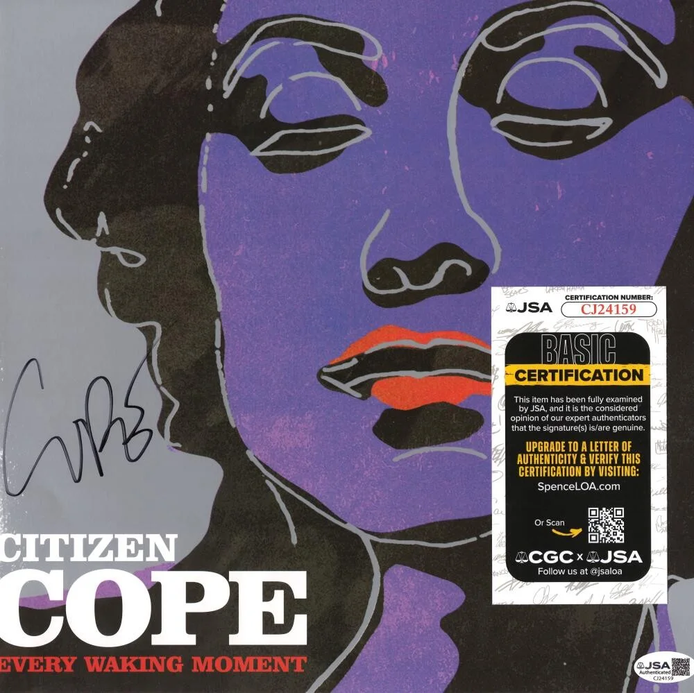 Citizen Cope — Citizen Cope Signed Autograph 11x11 Every Waking Moment Album Insert w/ JSA COA, изображение 2