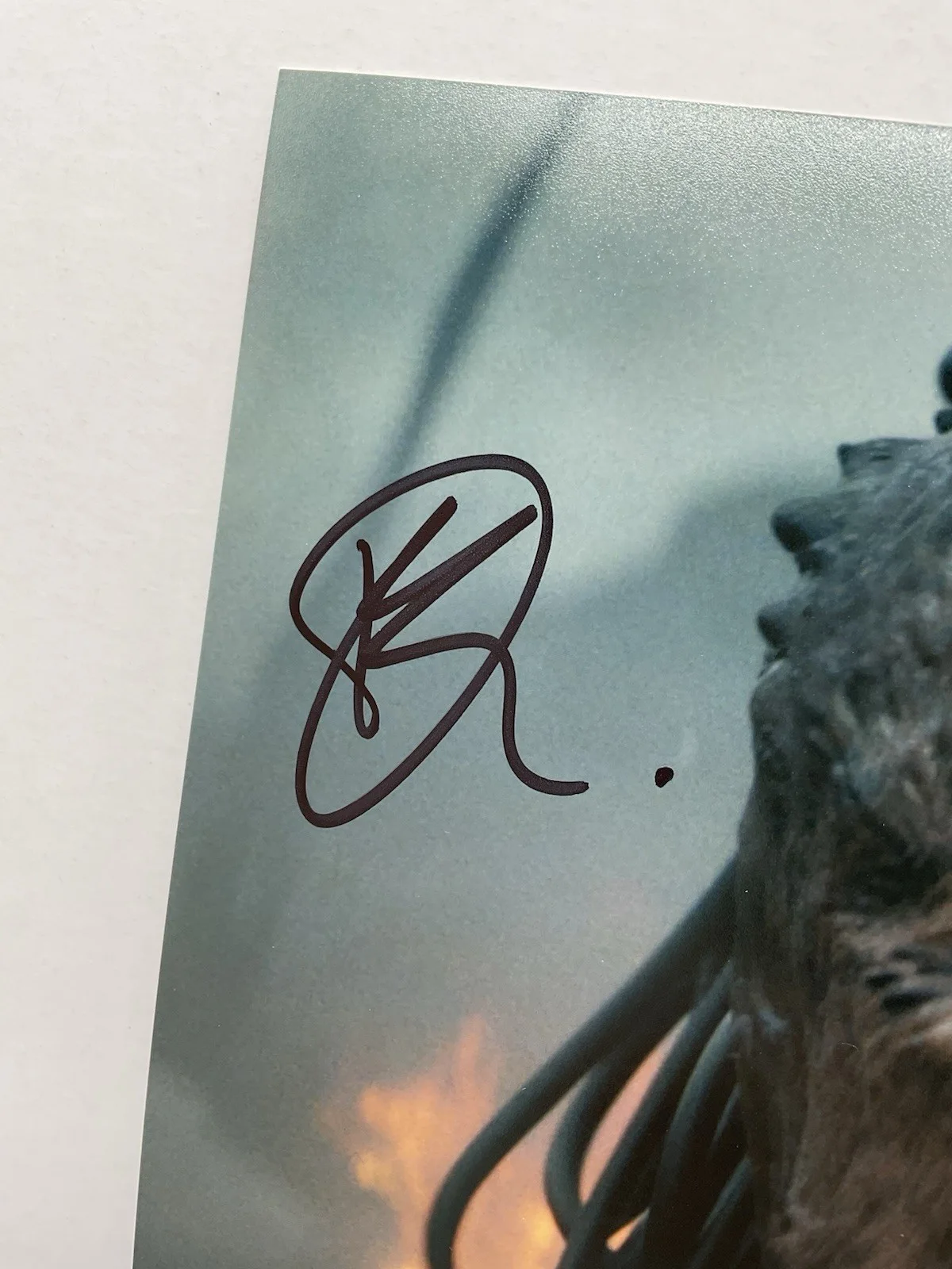 Dimitrius Schuster-Koloamatangi — Dimitrius Schuster Koloamatangi signed photo Predator signed 8x10 Badlands SWAU, изображение 2