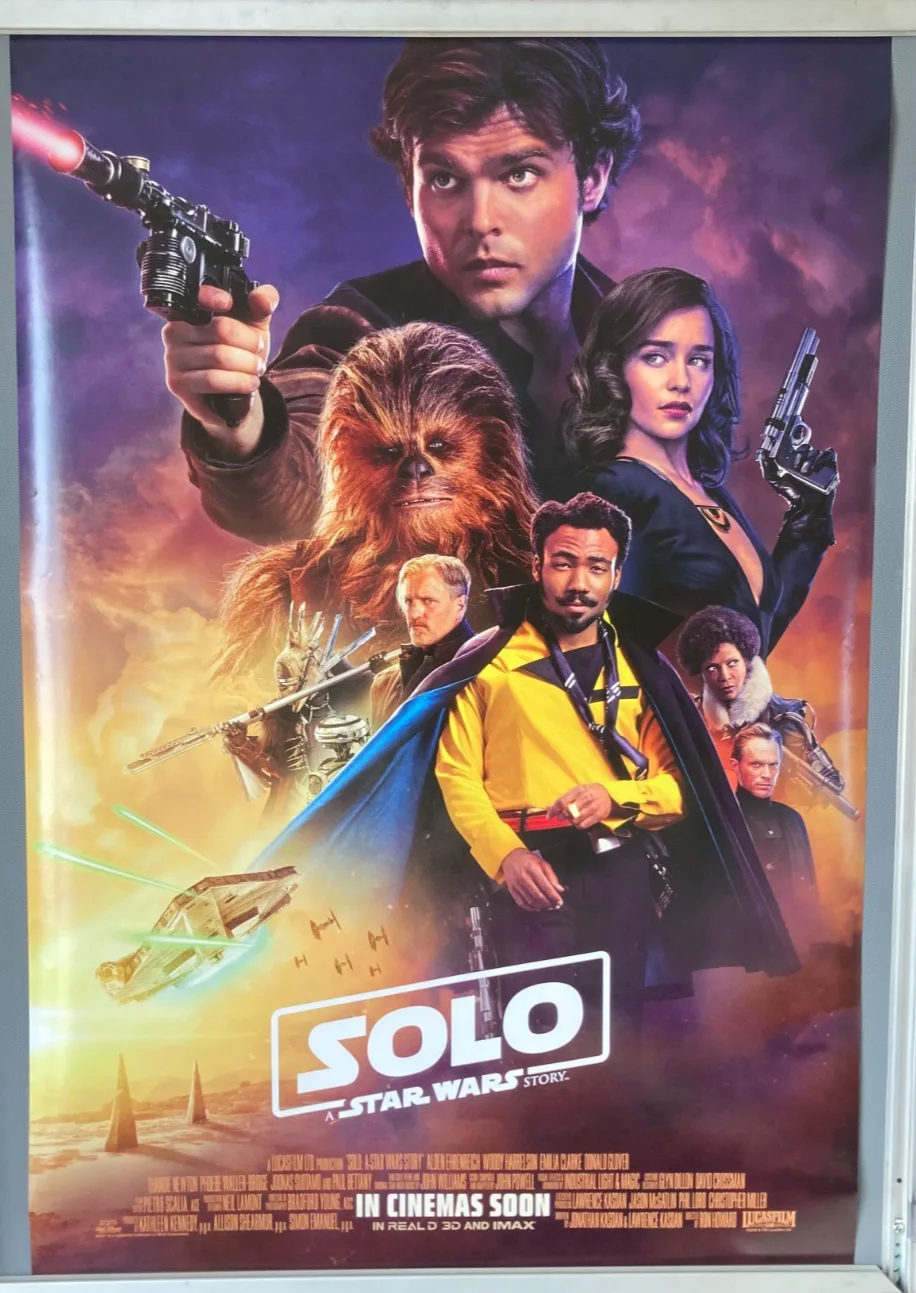 Cinema Poster: SOLO A STAR WARS STORY 2018 (Main One Sheet) Alden Ehrenreich, изображение 2
