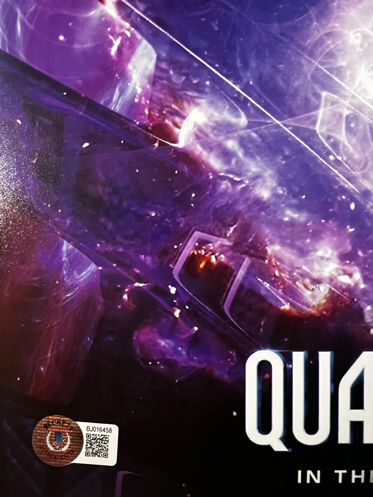 Kathryn Newton — KATHRYN NEWTON SIGNED ANTMAN WASP QUANTUMANIA 12x18 BECKETT BJ016458 #5 PROOF, image 2