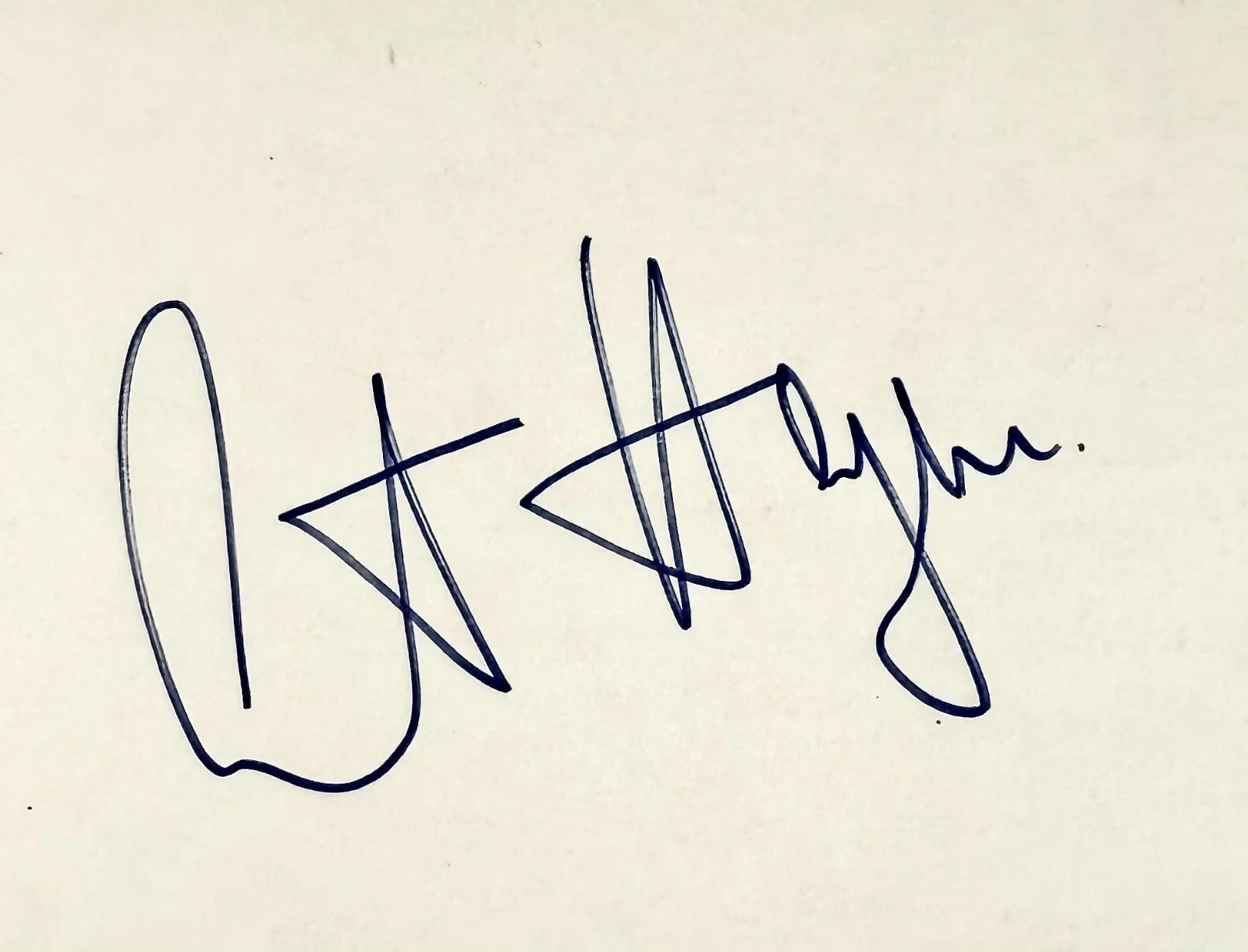 Albert Hague — ALBERT HAGUE Signed Autographed 4x6 INDEX CARD How the Grinch Stole Christmas!, изображение 2