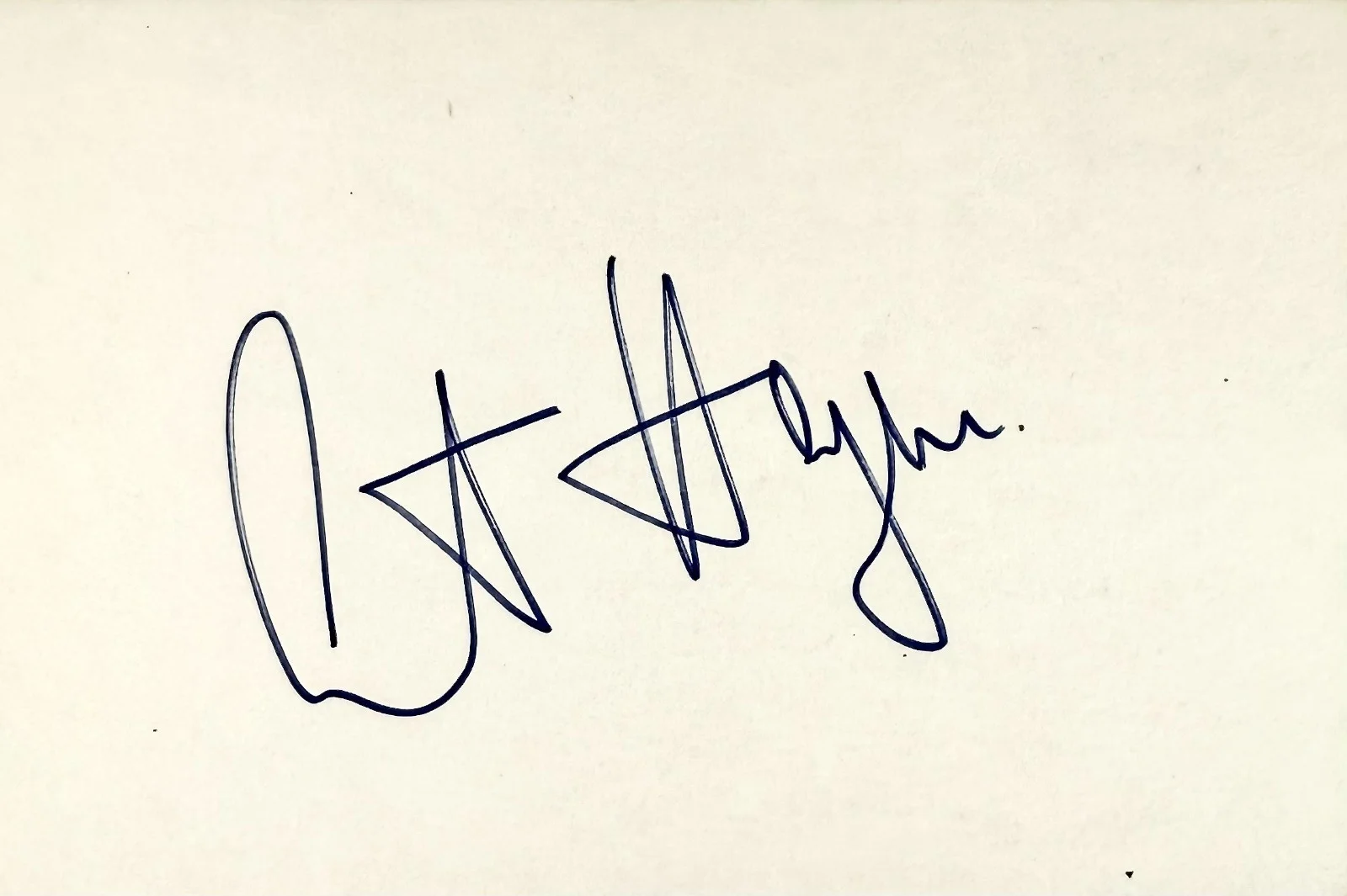 Albert Hague — ALBERT HAGUE Signed Autographed 4x6 INDEX CARD How the Grinch Stole Christmas!, изображение 4