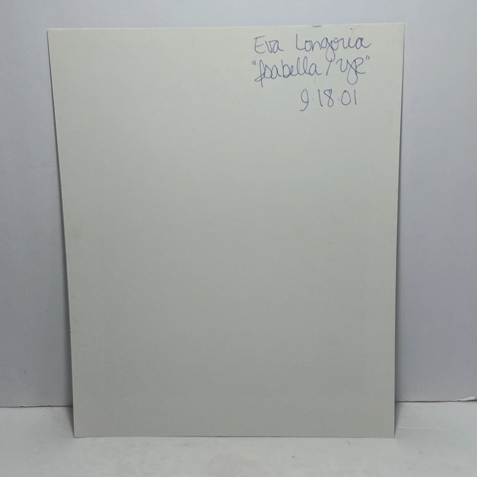 Eva Longoria — RARE 2001 Eva Longoria HAND SIGNED/AUTOGRAPH Young & the Restless Soap Opera, изображение 2