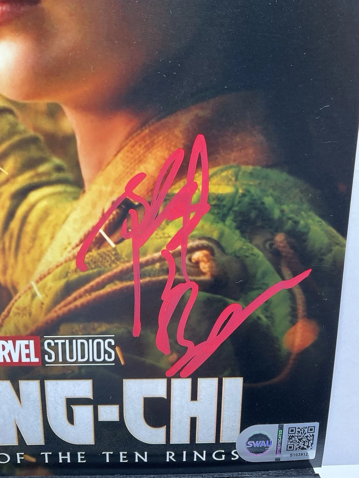 Fala Chen — Fala Chen signed photo SWAU Marvel signed 8x10 Shang Chi signed 8x10 Shang-Chi, image 2