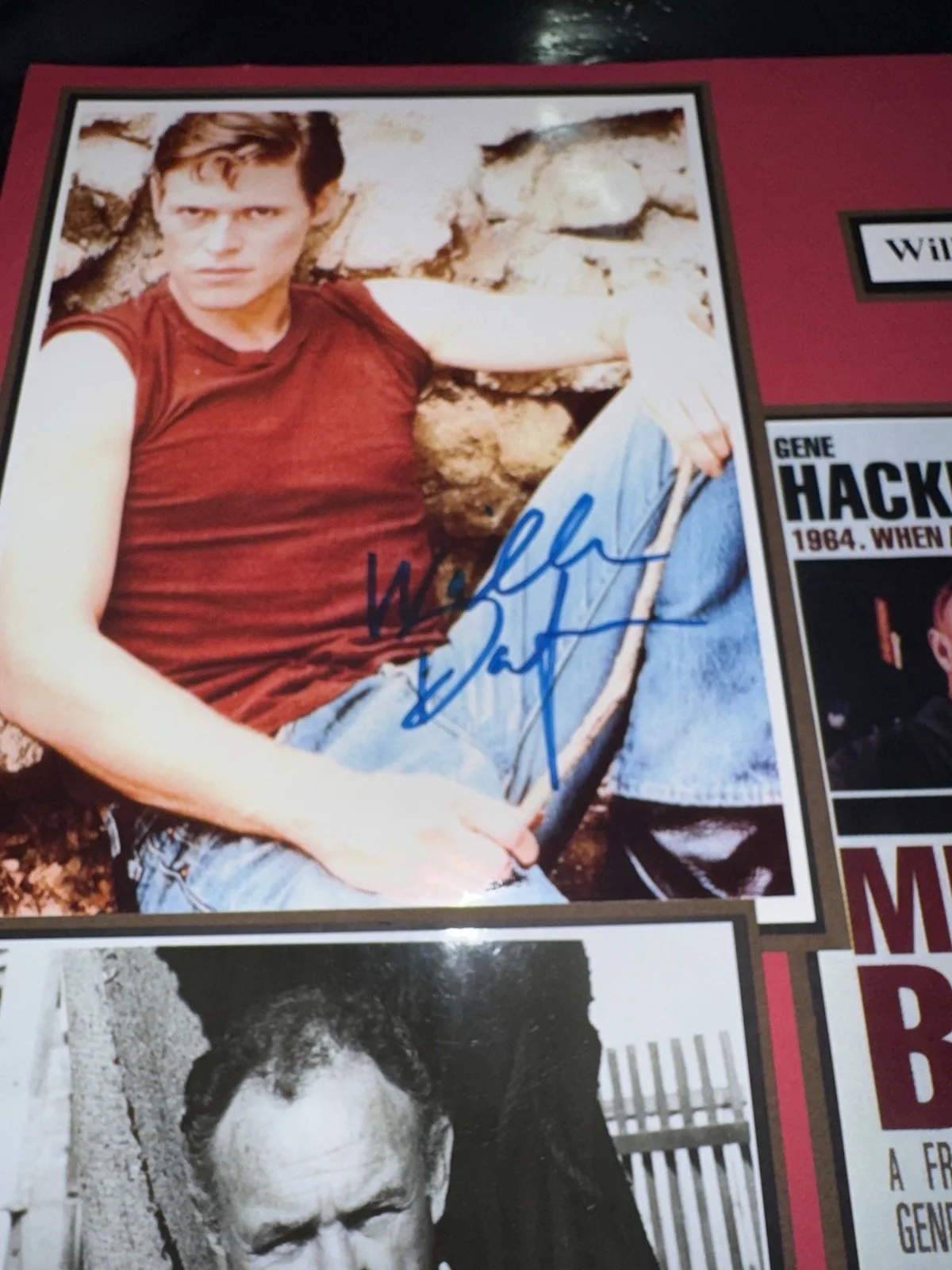 GENE HACKMAN William Dafoe Signed MISSISSIPPI BURNING Memorabilia Authentic Cert, image 3