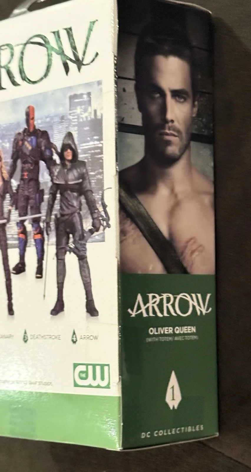 Stephen Amell Signed The Arrow Show Figure Oliver Queen Green 1 DC w/ JSA COA, изображение 3
