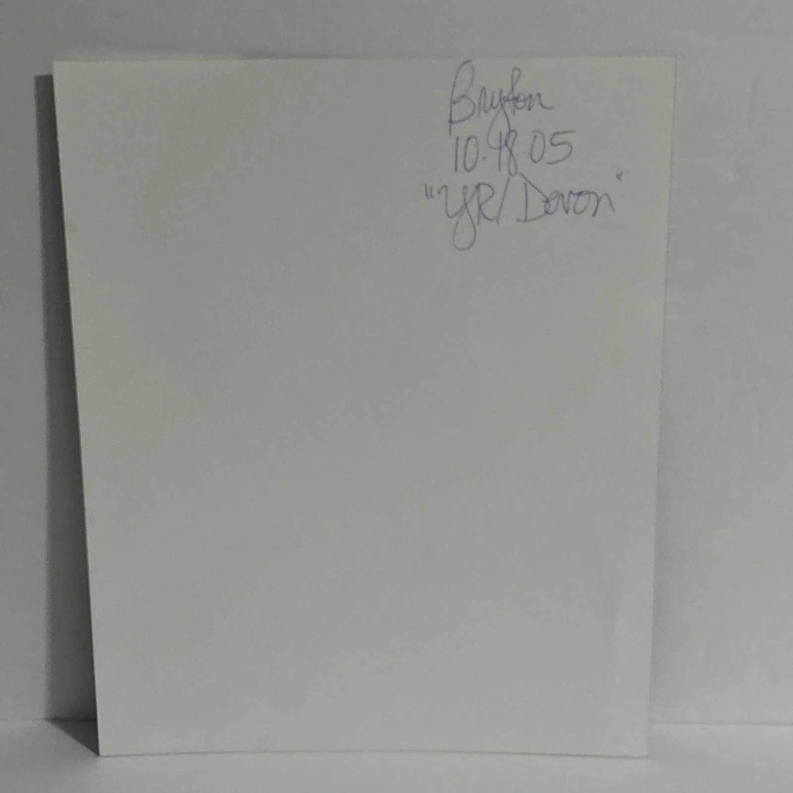 Bryton James — 2005 Bryton James "Devon" HAND SIGNED AUTOGRAPH Young & the Restless Soap Opera, image 2