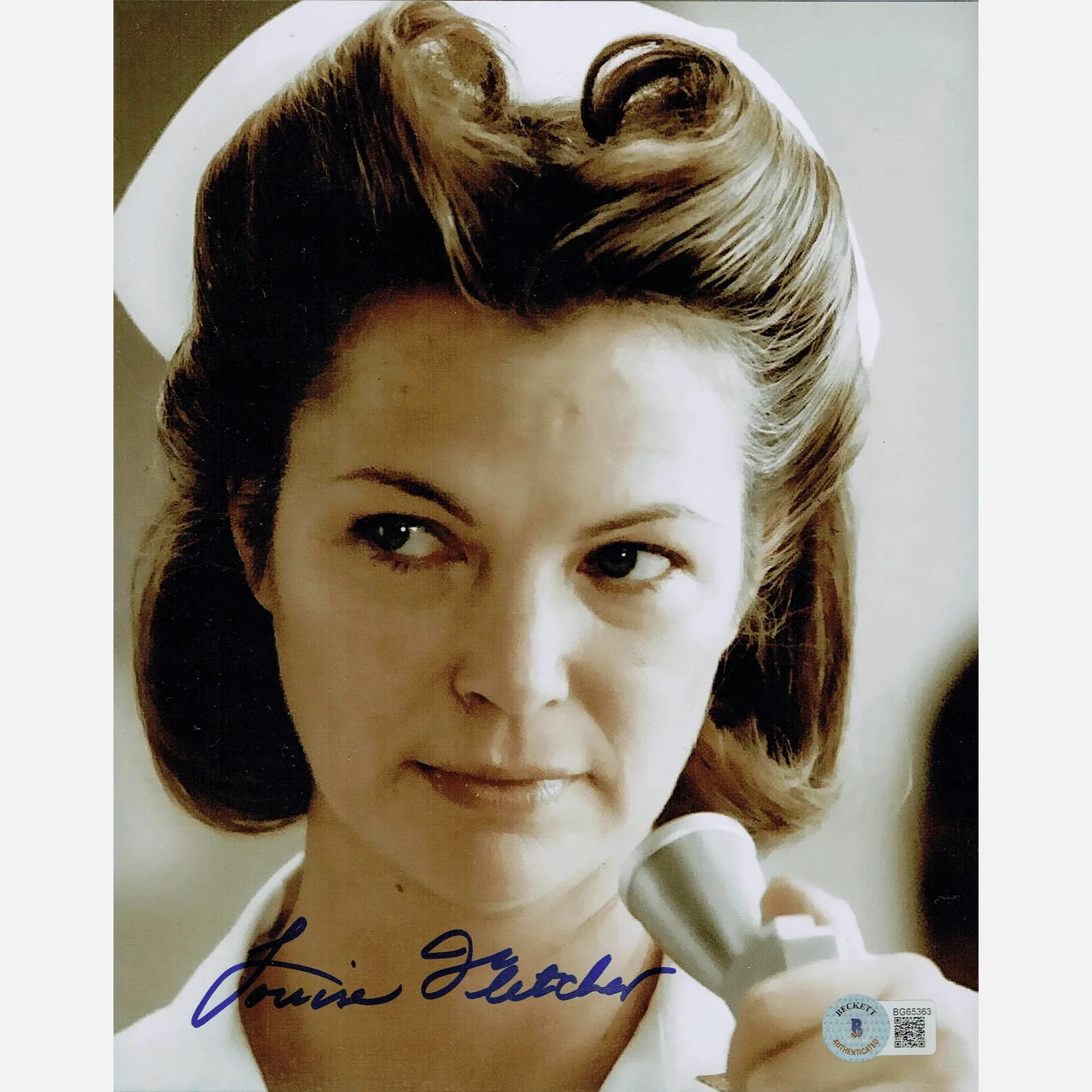 LOUISE FLETCHER autograph BECKETT signed 8x10 photography One — LOUISE FLETCHER autograph BECKETT 8x10 photo One Flew Over the Cuckoos Nest