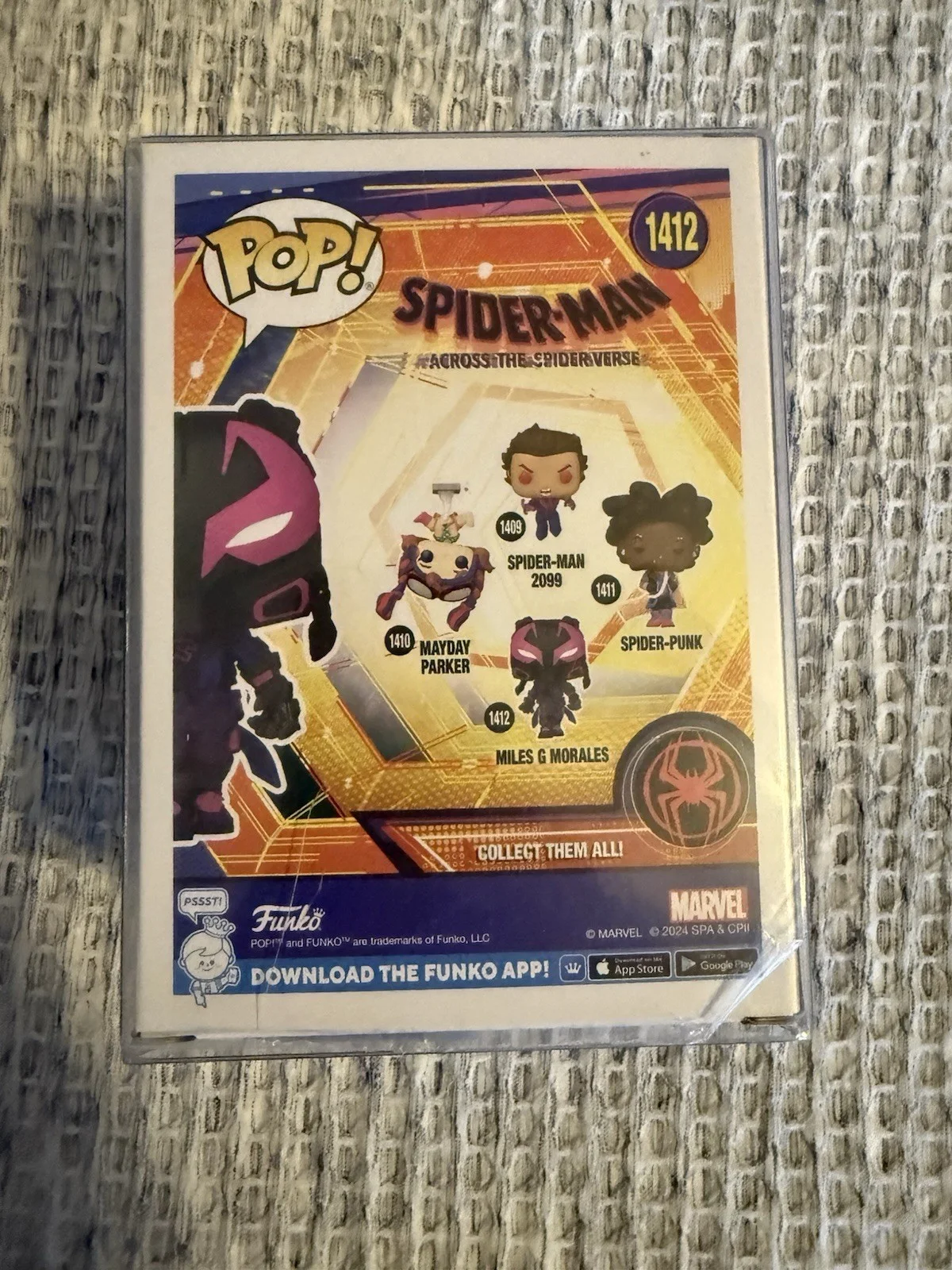Jharrel Jerome — Jharrel Jerome Signed "Spider-Man” Miles Morales Funko (ACOA), image 3