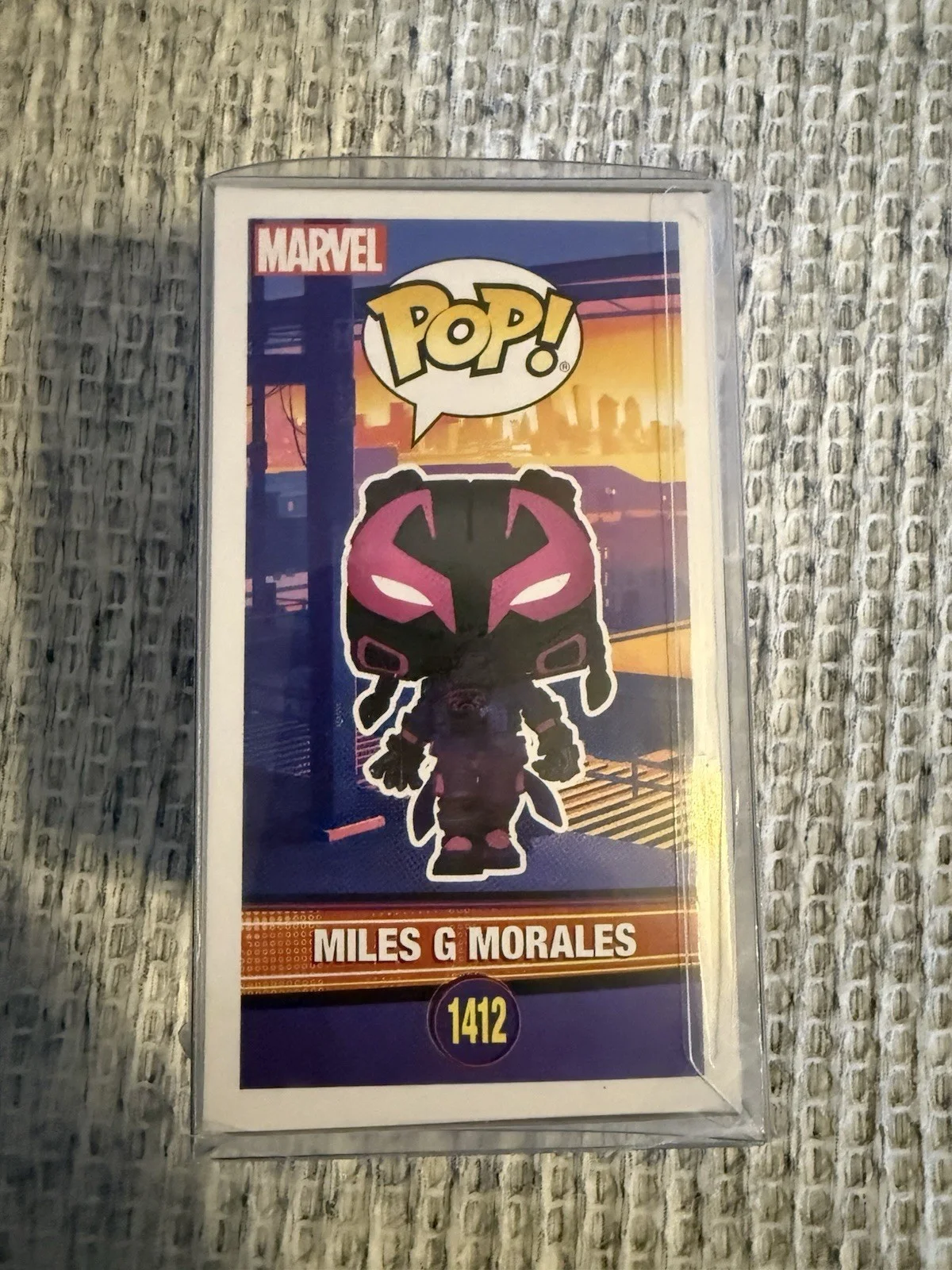 Jharrel Jerome — Jharrel Jerome Signed "Spider-Man” Miles Morales Funko (ACOA), image 4