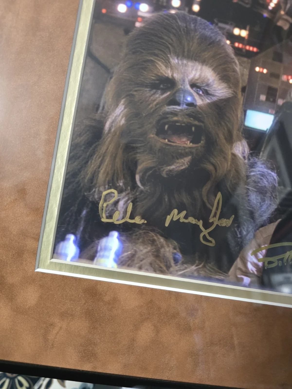 Billy Dee Williams, Peter Mayhew — BILLY DEE WILLIAMS & PETER MAYHEW Signed AUTO 8x10 Photo Star Wars COA ESB, изображение 2