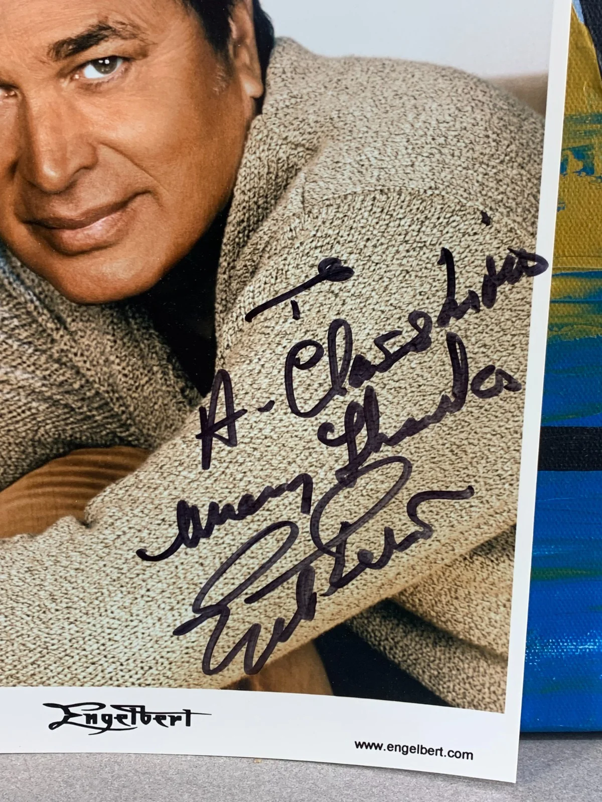 Engelbert Humperdinck — ENGELBERT HUMPERDINCK - AUTOGRAPHED SIGNED PHOTOGRAPH, image 3