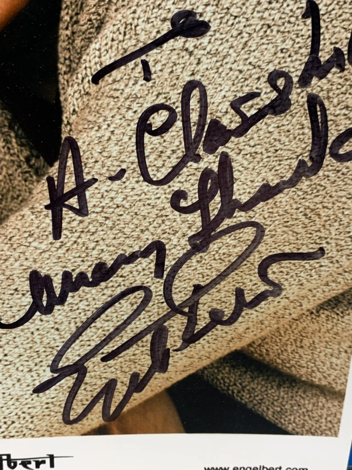 Engelbert Humperdinck — ENGELBERT HUMPERDINCK - AUTOGRAPHED SIGNED PHOTOGRAPH, image 5