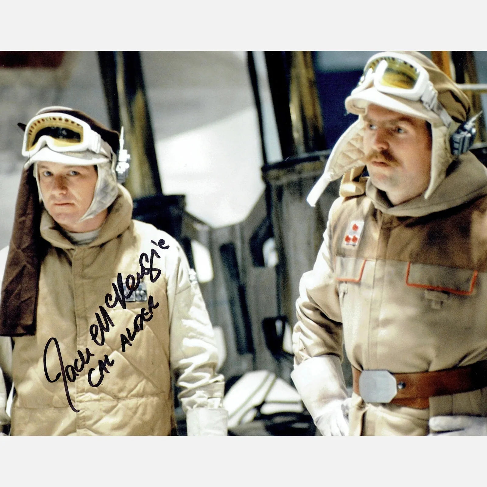 JACK McKENZIE autograph ACOA signed 8x10 photography STAR WARS — JACK McKENZIE autograph ACOA signed 8x10 photography STAR WARS