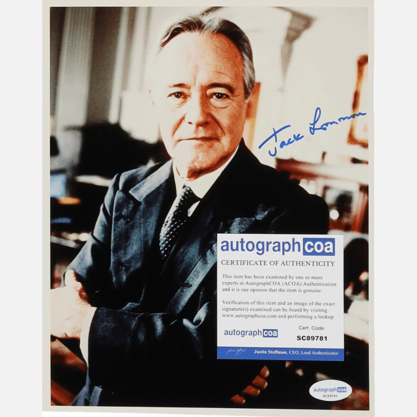 JACK LEMMON autograph BECKETT signed 8x10 photography — JACK LEMMON autograph BECKETT signed 8x10 photography, image 2