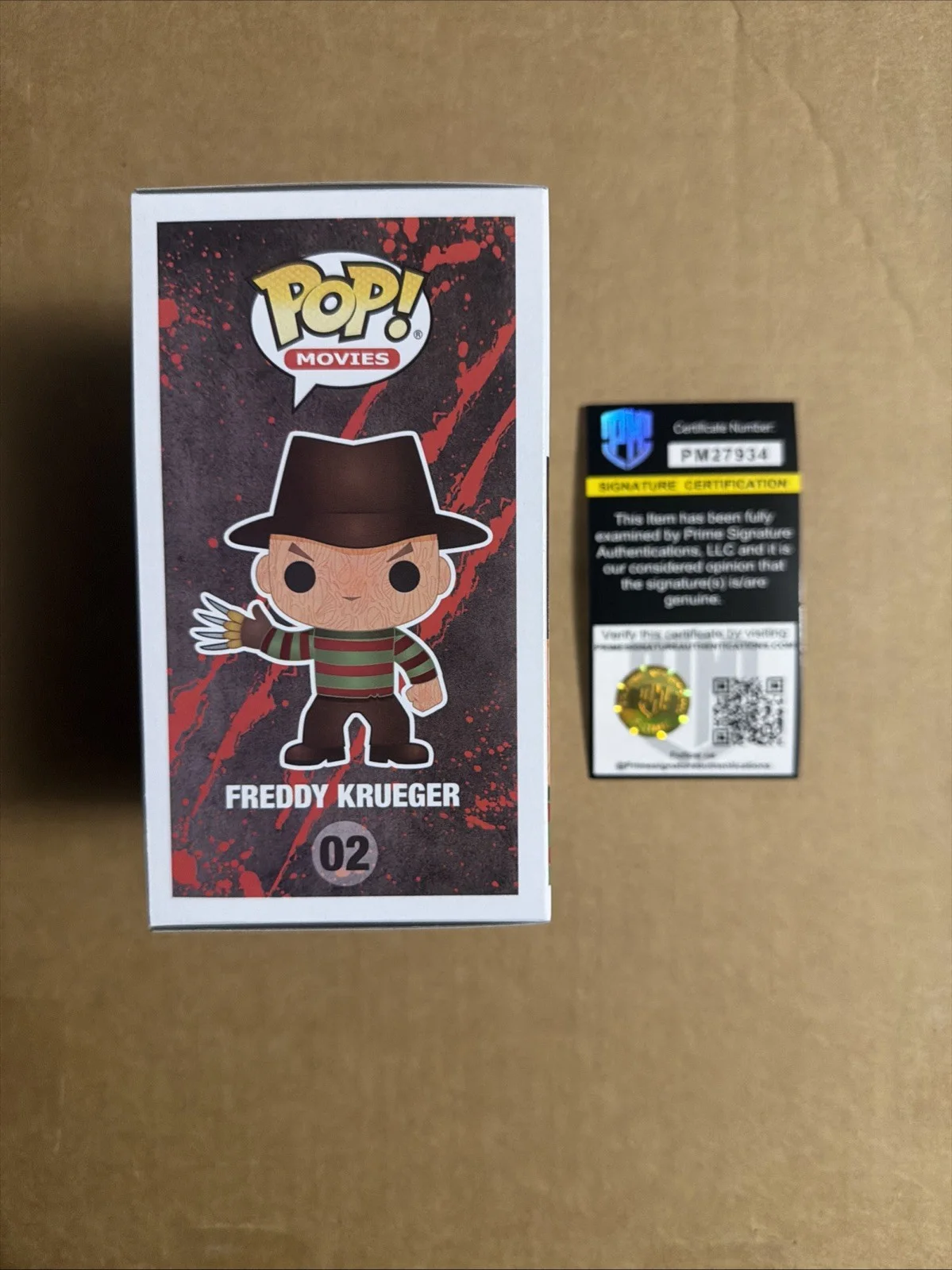 Robert Englund — Robert Englund Signed/Autographed Freddy Krueger Funko Pop! Prime COA. Quoted., image 4