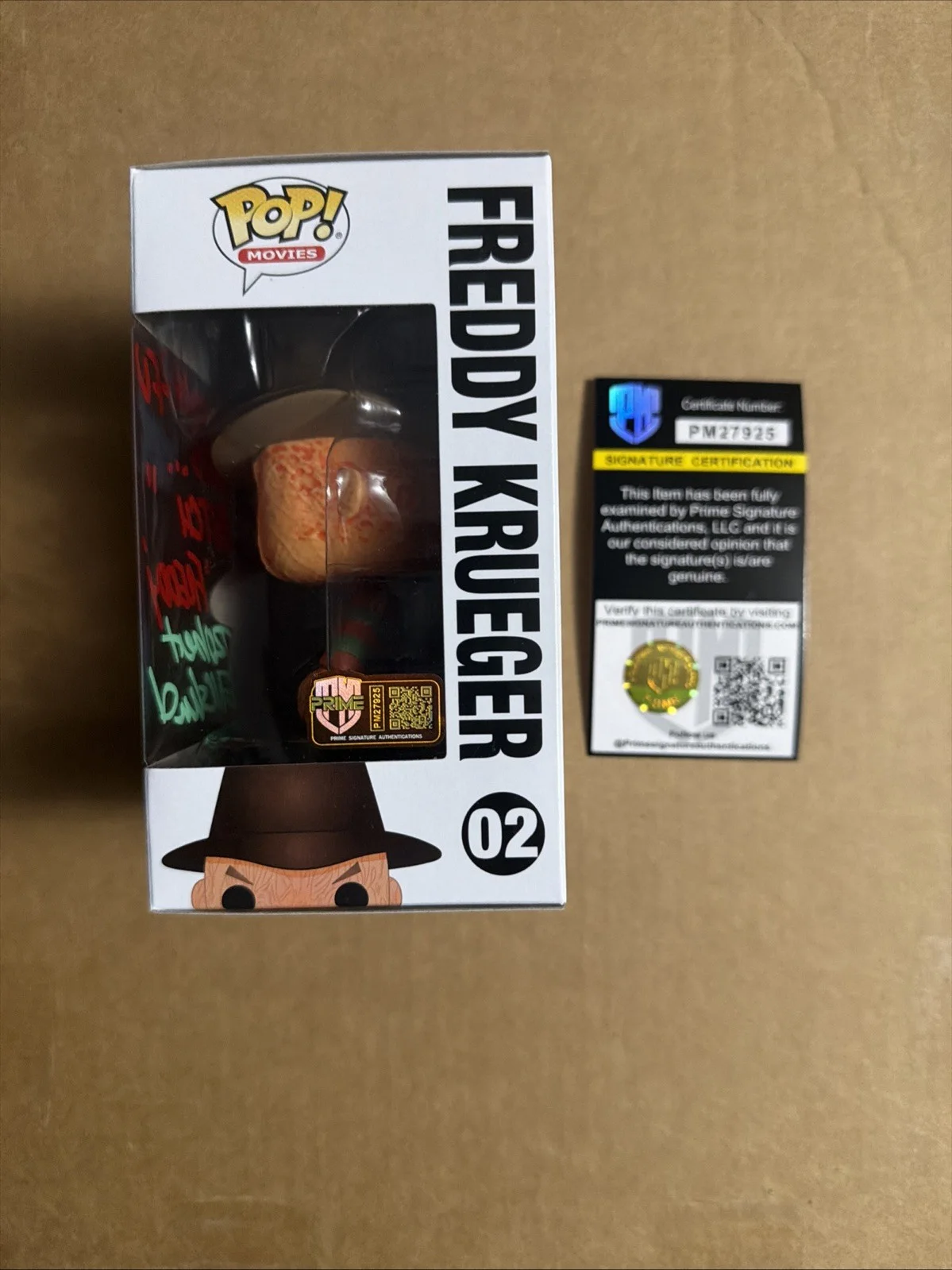 Robert Englund — Robert Englund Signed/Autographed Freddy Krueger Funko Pop! Prime COA., image 2