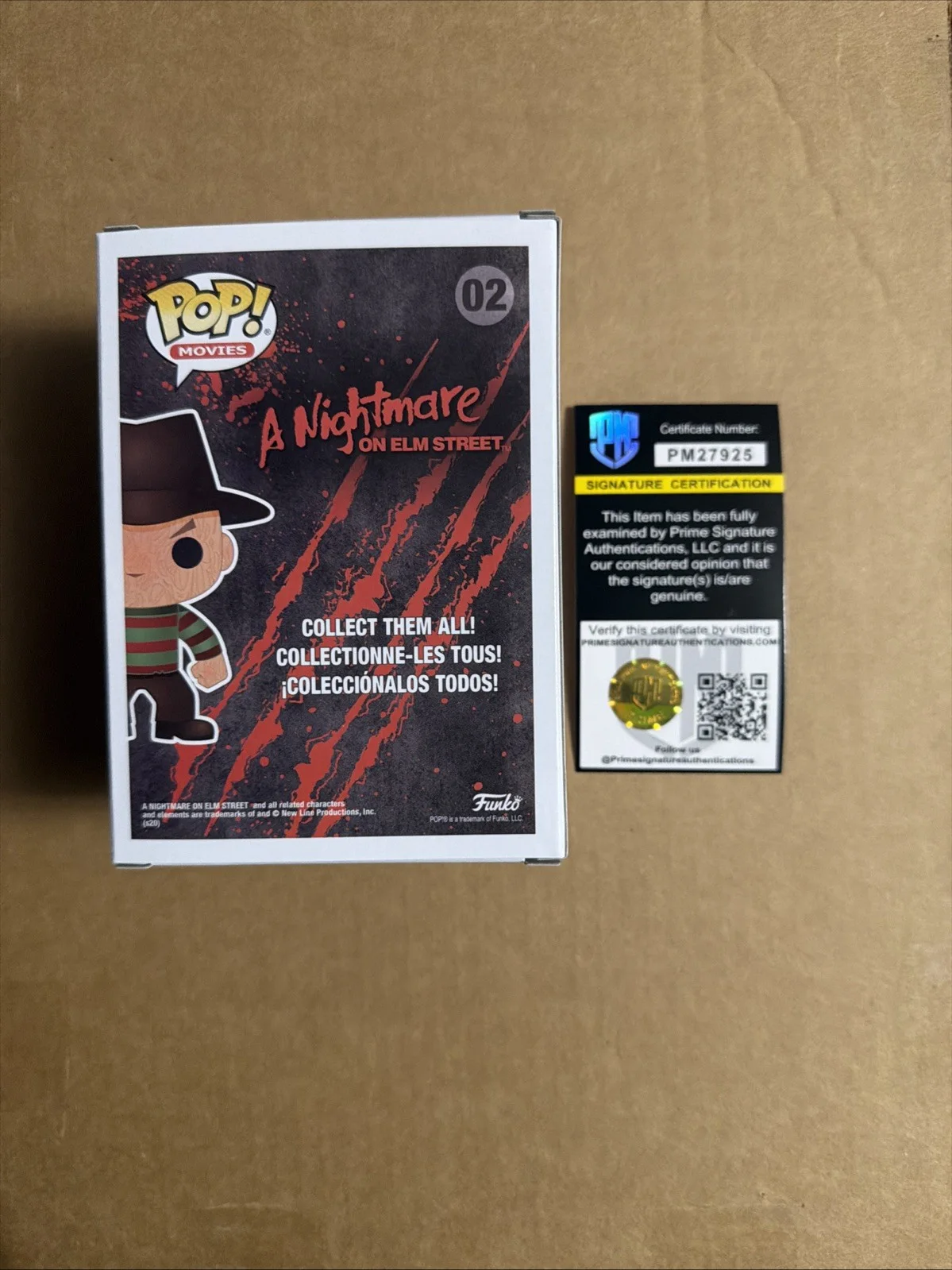 Robert Englund — Robert Englund Signed/Autographed Freddy Krueger Funko Pop! Prime COA., image 3