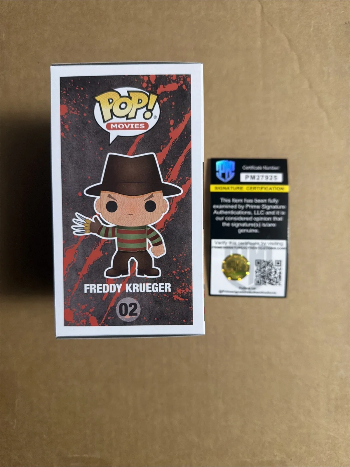 Robert Englund — Robert Englund Signed/Autographed Freddy Krueger Funko Pop! Prime COA., image 4