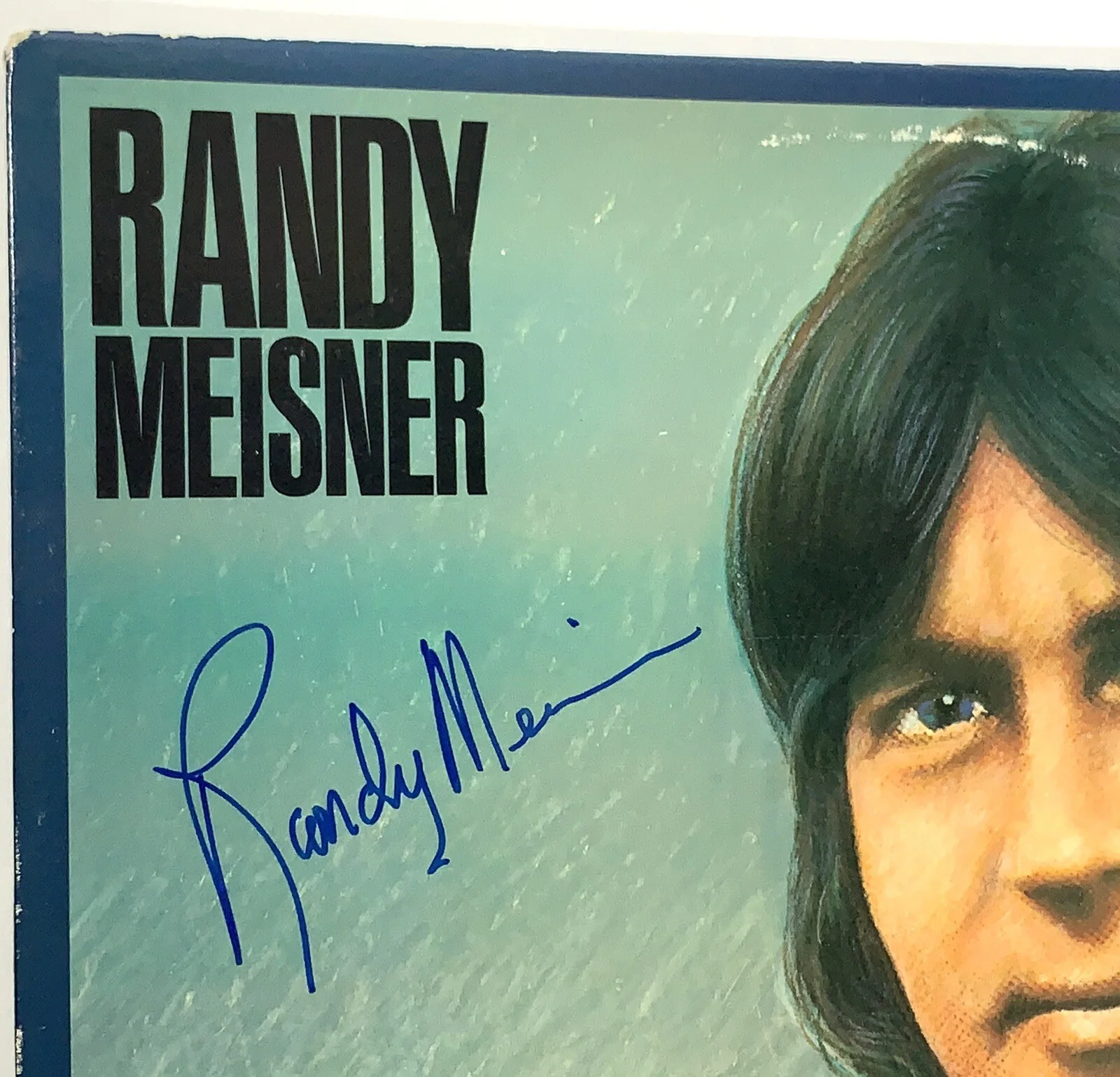 Randy Meisner Eagles signed Album vinyl lp autographed beckett coa, изображение 2