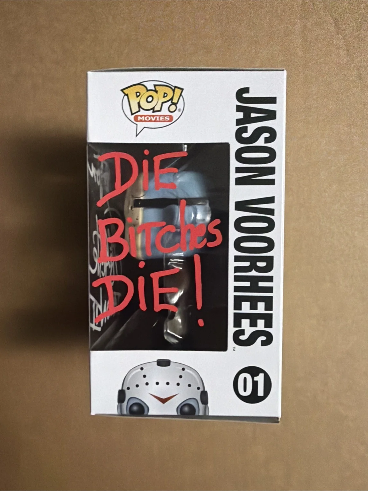 Warrington Gillette — Warrington Gillette Signed/Autographed Funko Pop! Jason. Friday The 13th. OCCM, изображение 2