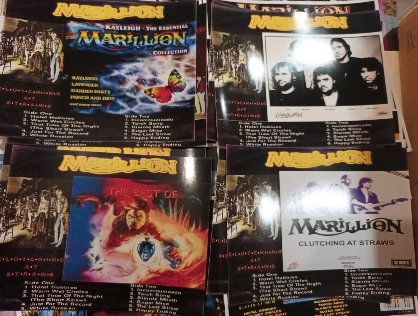 Marillion:Clutching at Straws. 28 Promotional Unofficial 6×5ins Lobby Cards. NEW, изображение 4