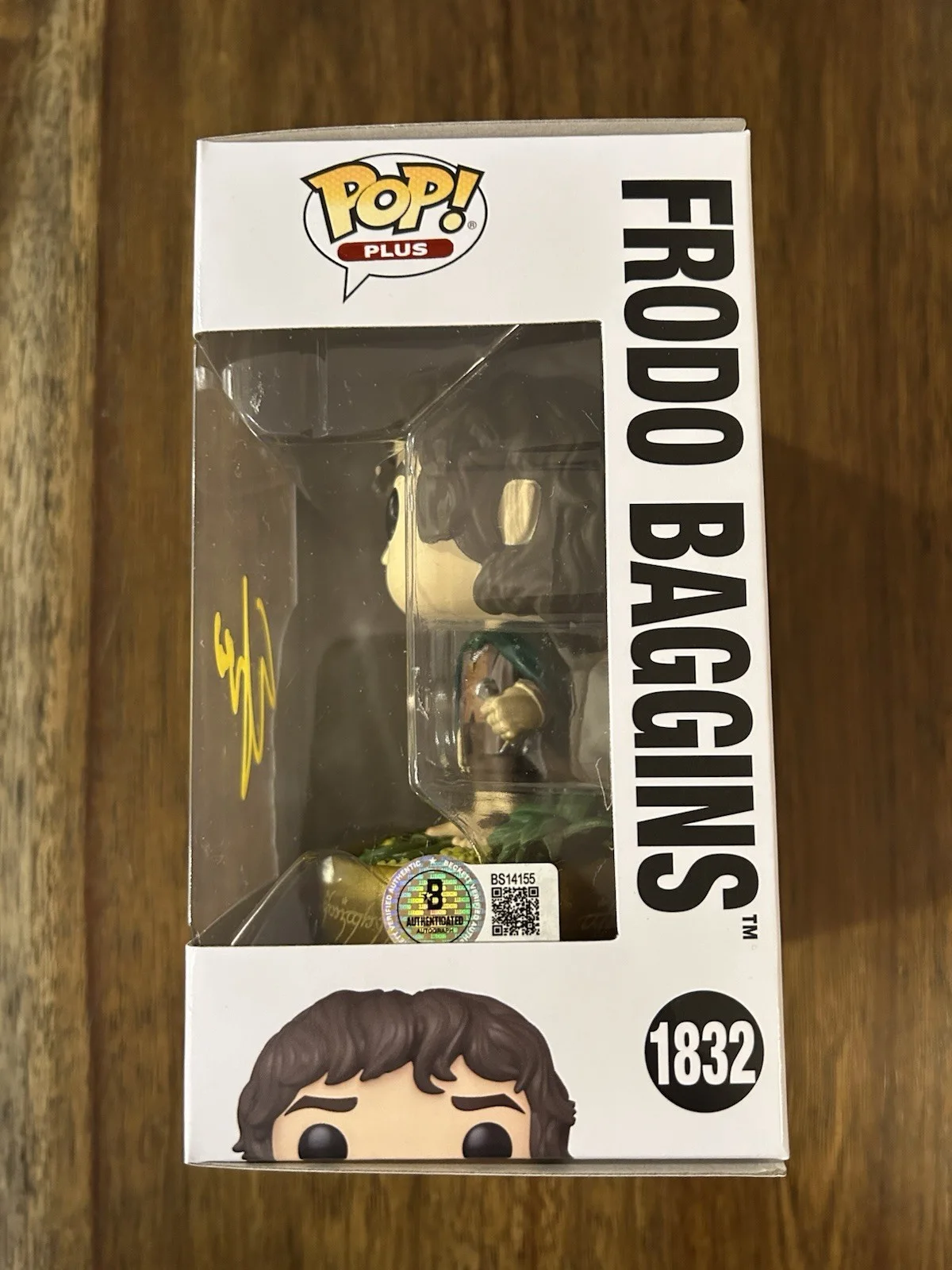 Elijah Wood — Elijah Wood ‘Lord Of The Rings’ Signed Funko Pop ‘Frodo’ Beckett Certified, изображение 2