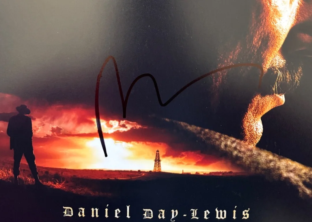 PAUL THOMAS ANDERSON PTA SIGNED THERE WILL BE BLOOD 12X18 MOVIE POSTER PHOTO BAS, image 2