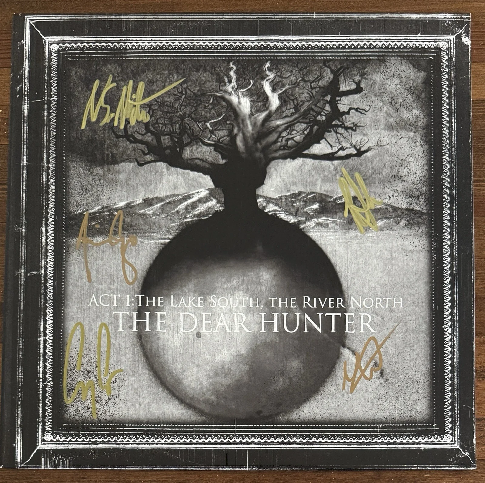 SIGNED THE DEAR HUNTER ACT I VINYL LP BAS BECKETT COA AUTOGRAPH Lake South North, изображение 4