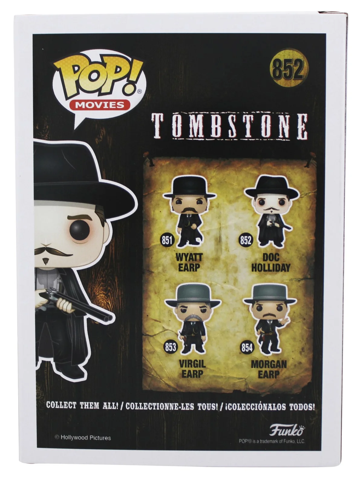 Val Kilmer — Val Kilmer Tombstone Signed Doc Holliday #852 Funko Pop Figure BAS #BU60486, image 4
