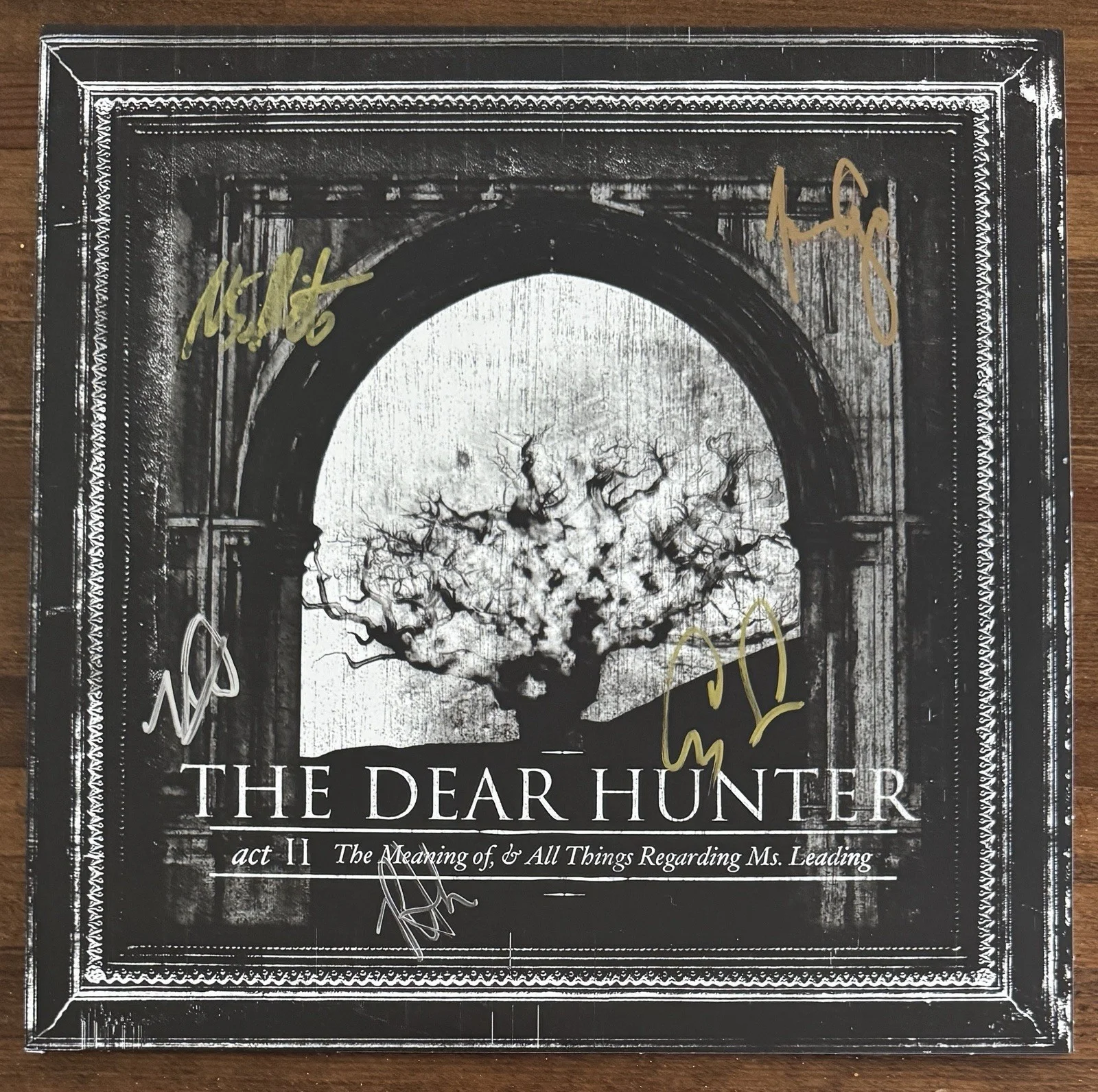 SIGNED THE DEAR HUNTER ACT II Maroon VINYL 2LP BAS BECKETT COA AUTOGRAPH AUTO, image 3
