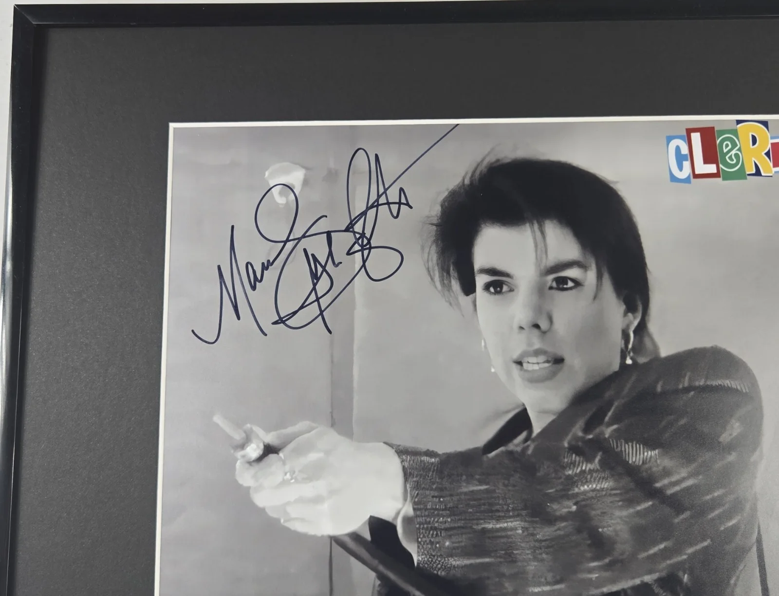 Marilyn Ghigliotti Signed Photo Display Framed Clerks 11x14 AW, image 2