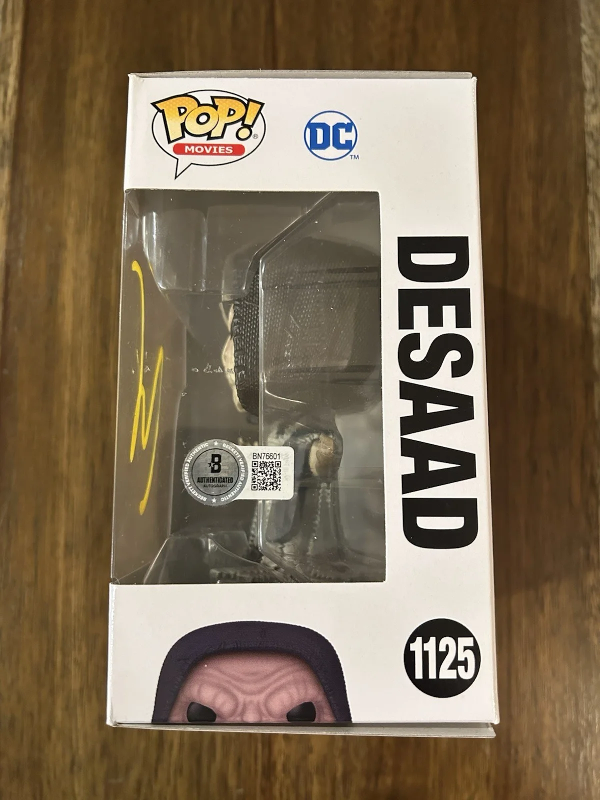 Zack Snyder — Zack Snyder Signed Funko Pop Zack Snyder's Justice League ‘Desaad’ Beckett, image 2