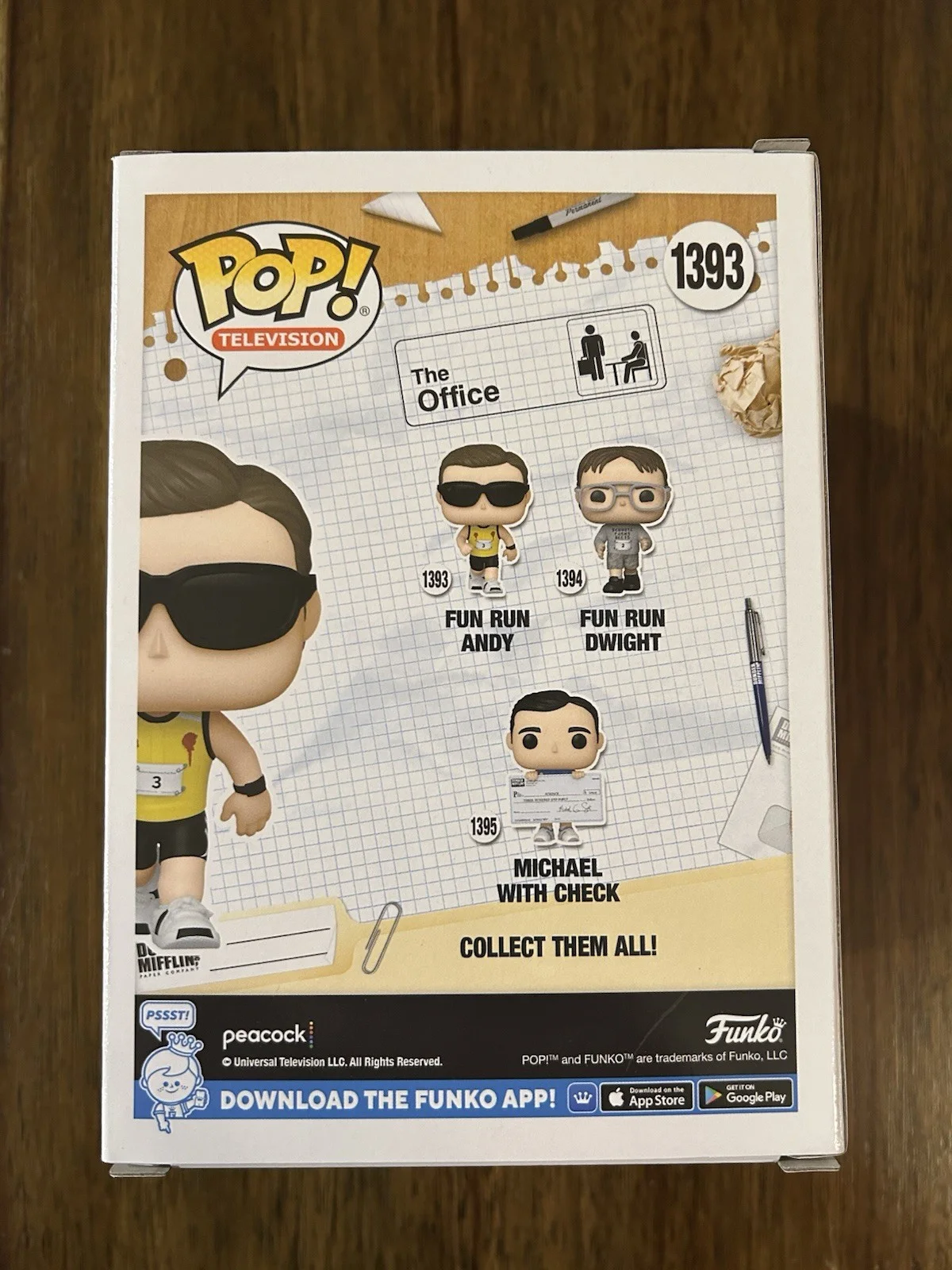 Ed Helms ‘The Office’ Signed Autographed ‘Fun Run Andy’ Funko Pop Beckett, image 3